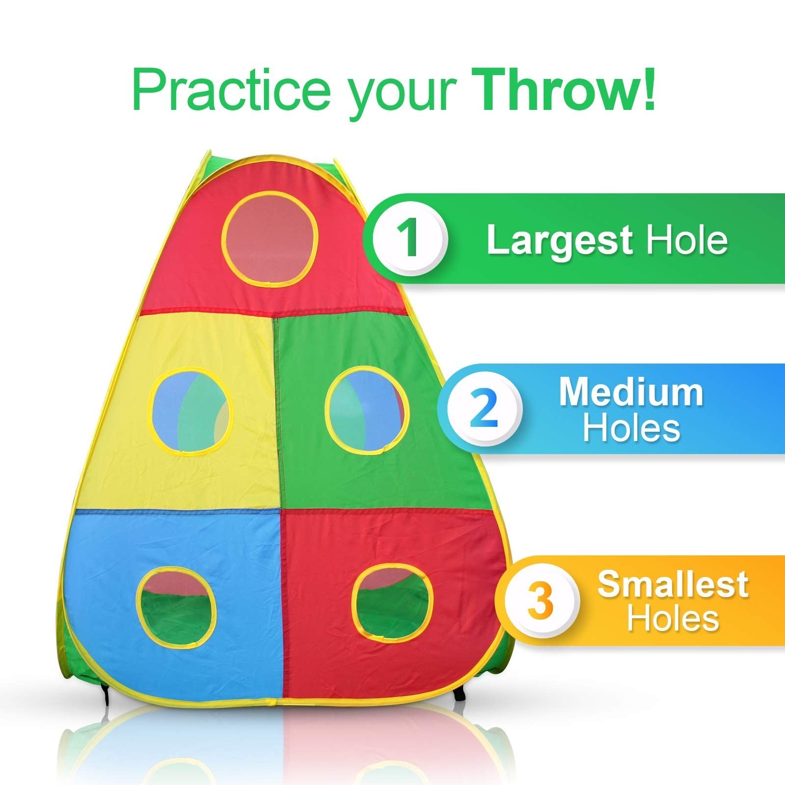 5pc Kids Ball Pit Tents & Tunnels Set, Toddler Play Gym with Crawl Tunnel, Indoo7