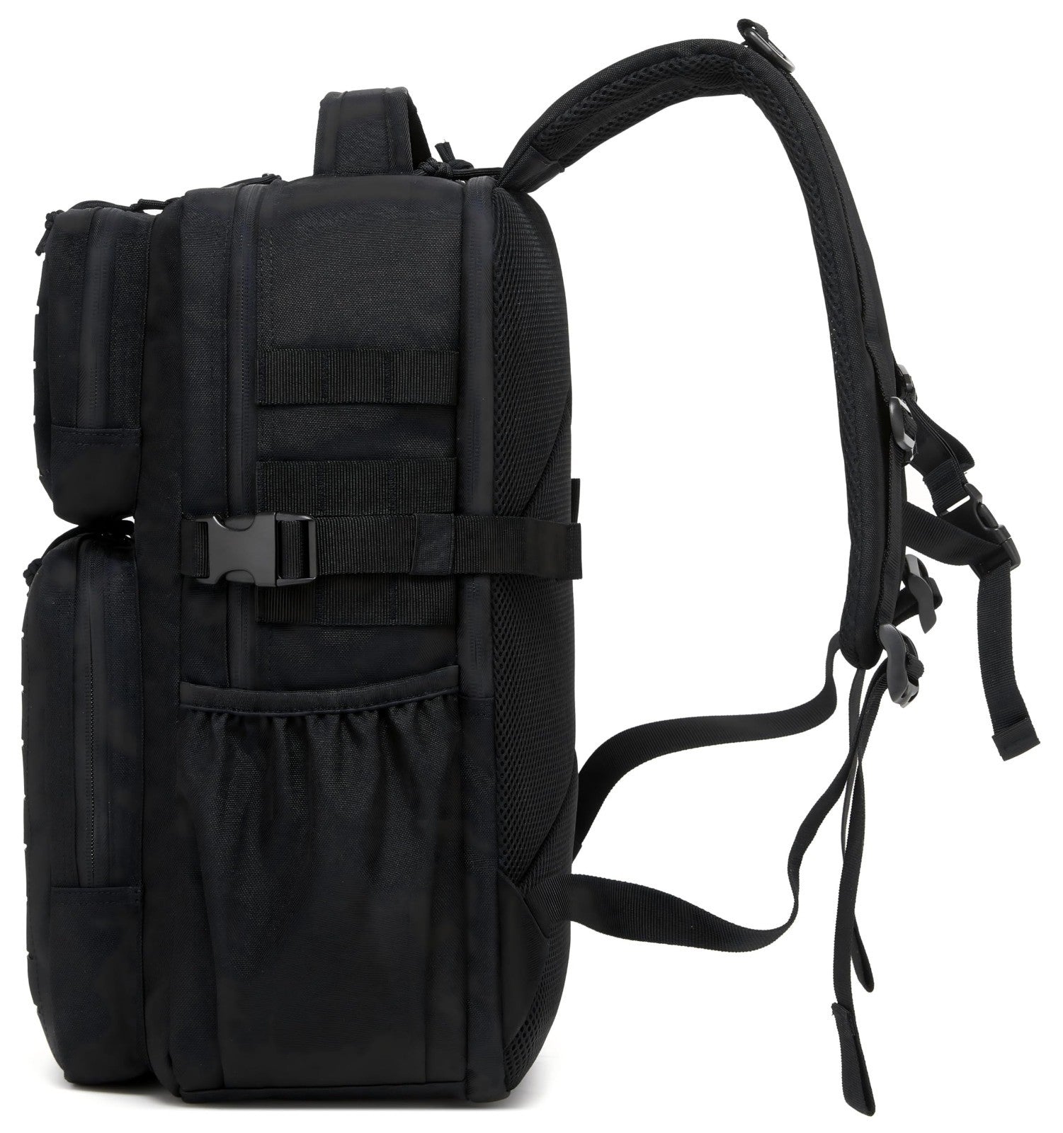 Waterproof Military Tactical Backpack 30L, 3 Day Assault Pack, MOLLE Design, Bla3
