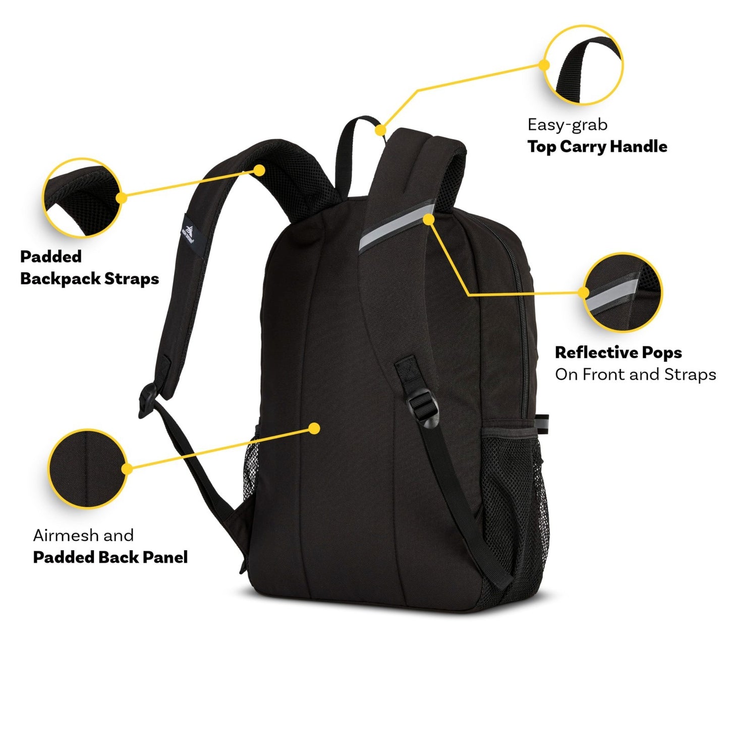 Lightweight Backpack for 17" Laptops, Large Main Compartment, Dual Water Bottle6