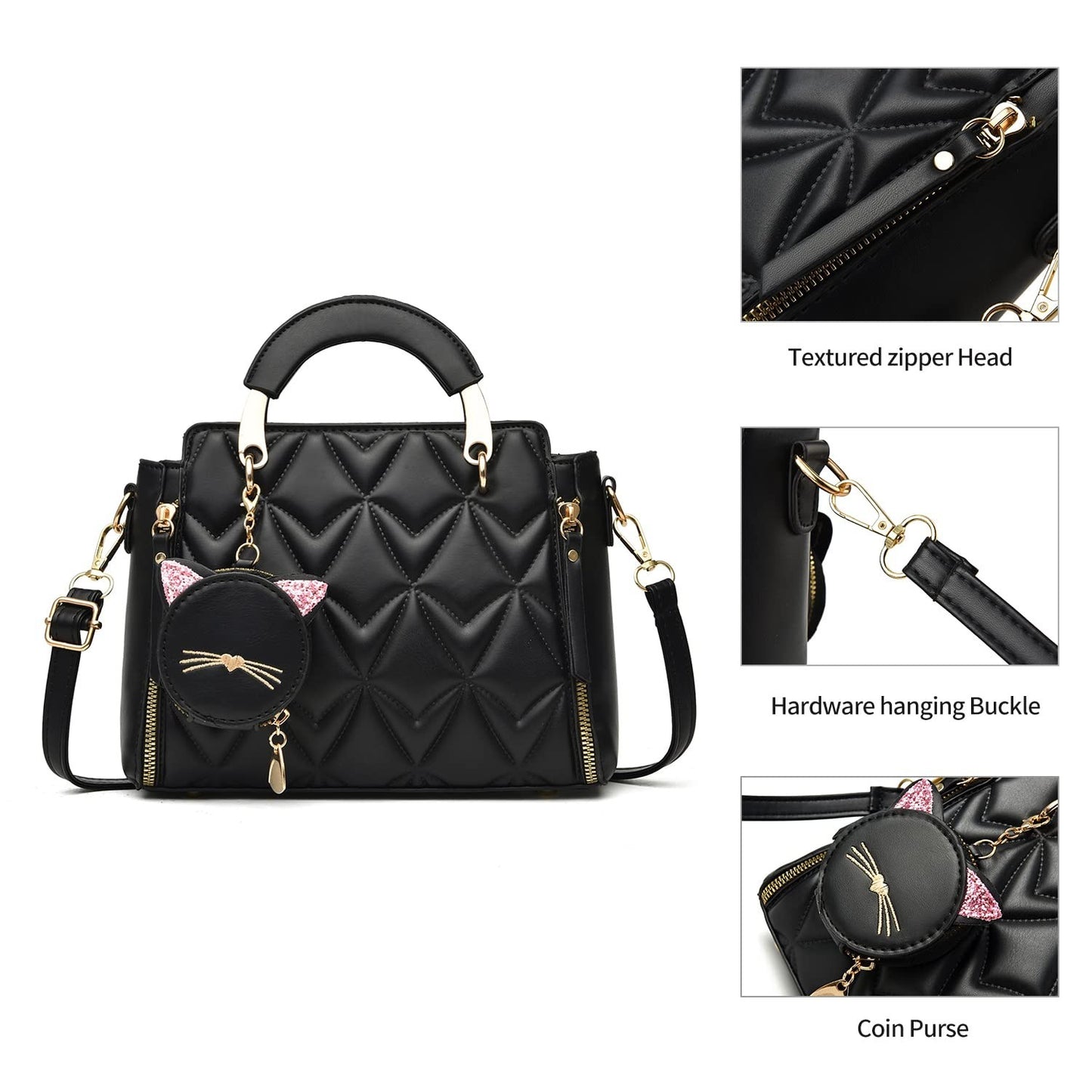 Stylish Women's Crossbody Handbags - Top Handle Satchel & Small Tote Bags5