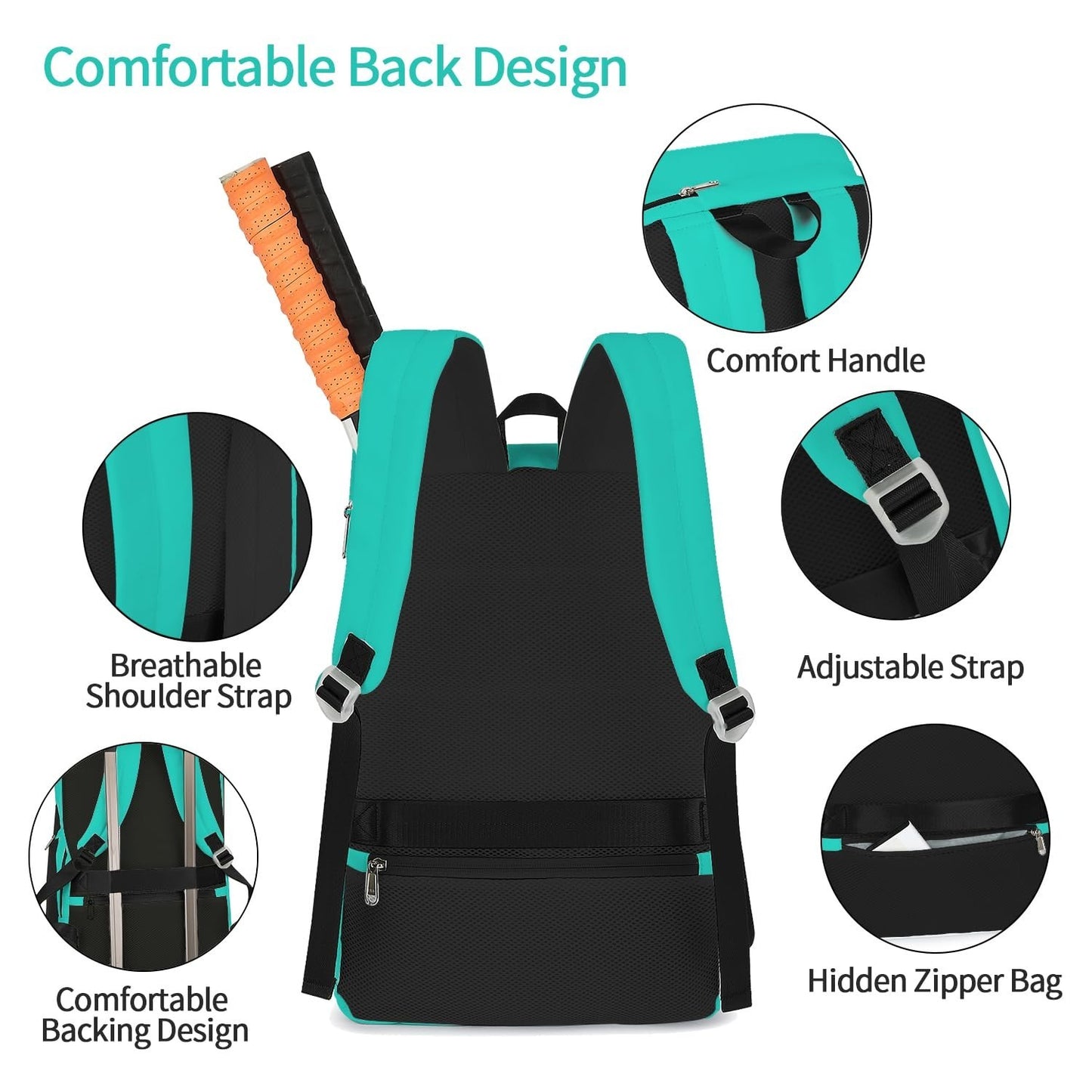Waterproof Gym Duffel Backpack with Shoe Compartment   4 Carry Methods, Sports &3