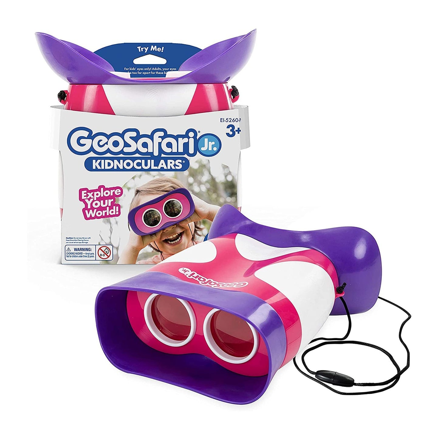 Kid Friendly Pink Binoculars for Outdoor Adventures, Nature Exploration Toys 4 81