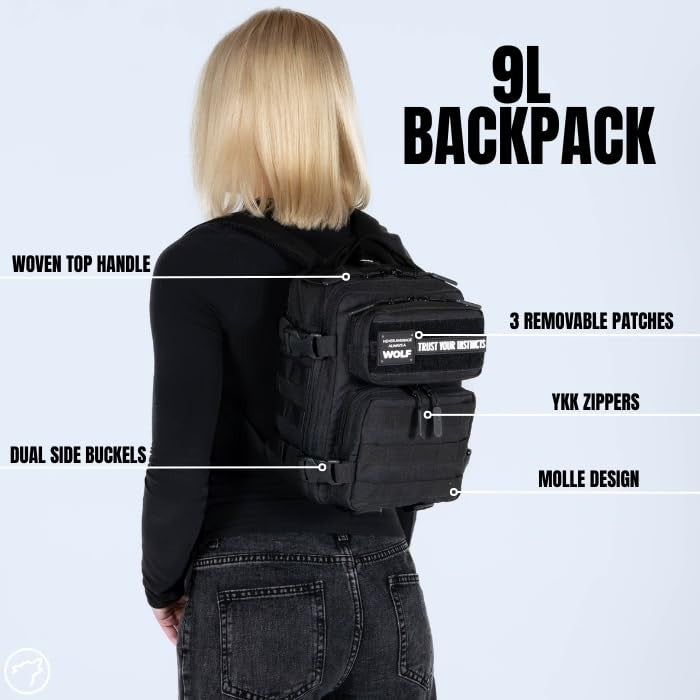 Tactical Backpack for Men & Women | Compact Lightweight Everyday Carry Gym Bag10