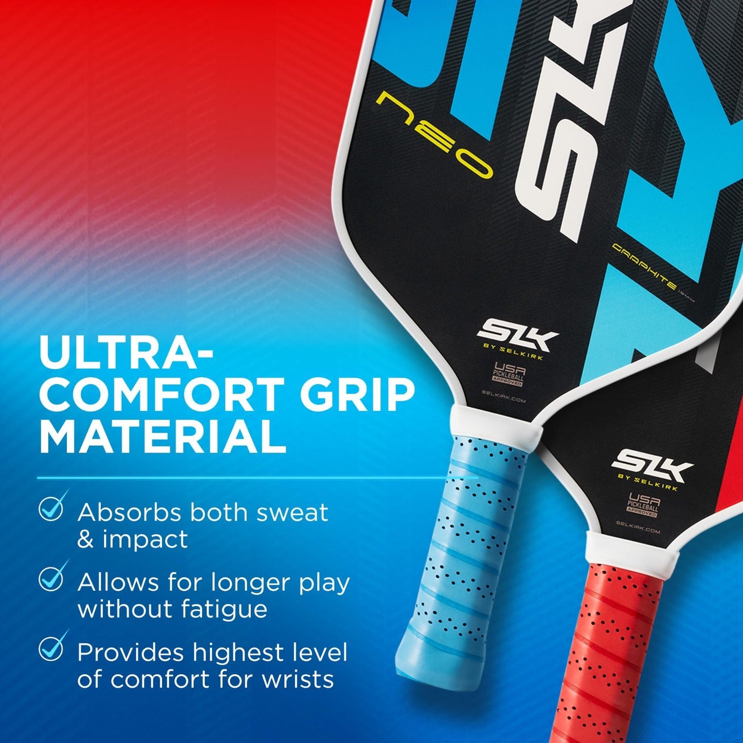 Pickleball Paddle Set of 2 with Pickleballs & Sling Bag | Graphite/Fiberglass Ra3