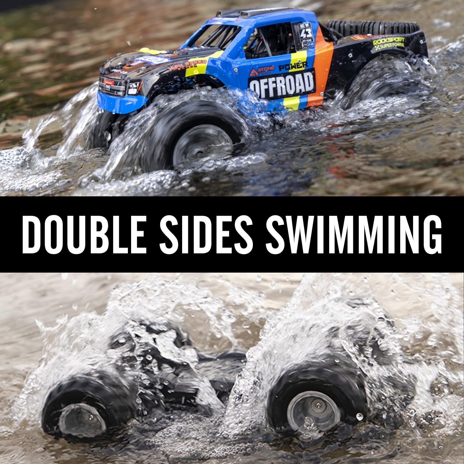 Here’s an optimized eBay title for the product:"Amphibious Remote Control Car3