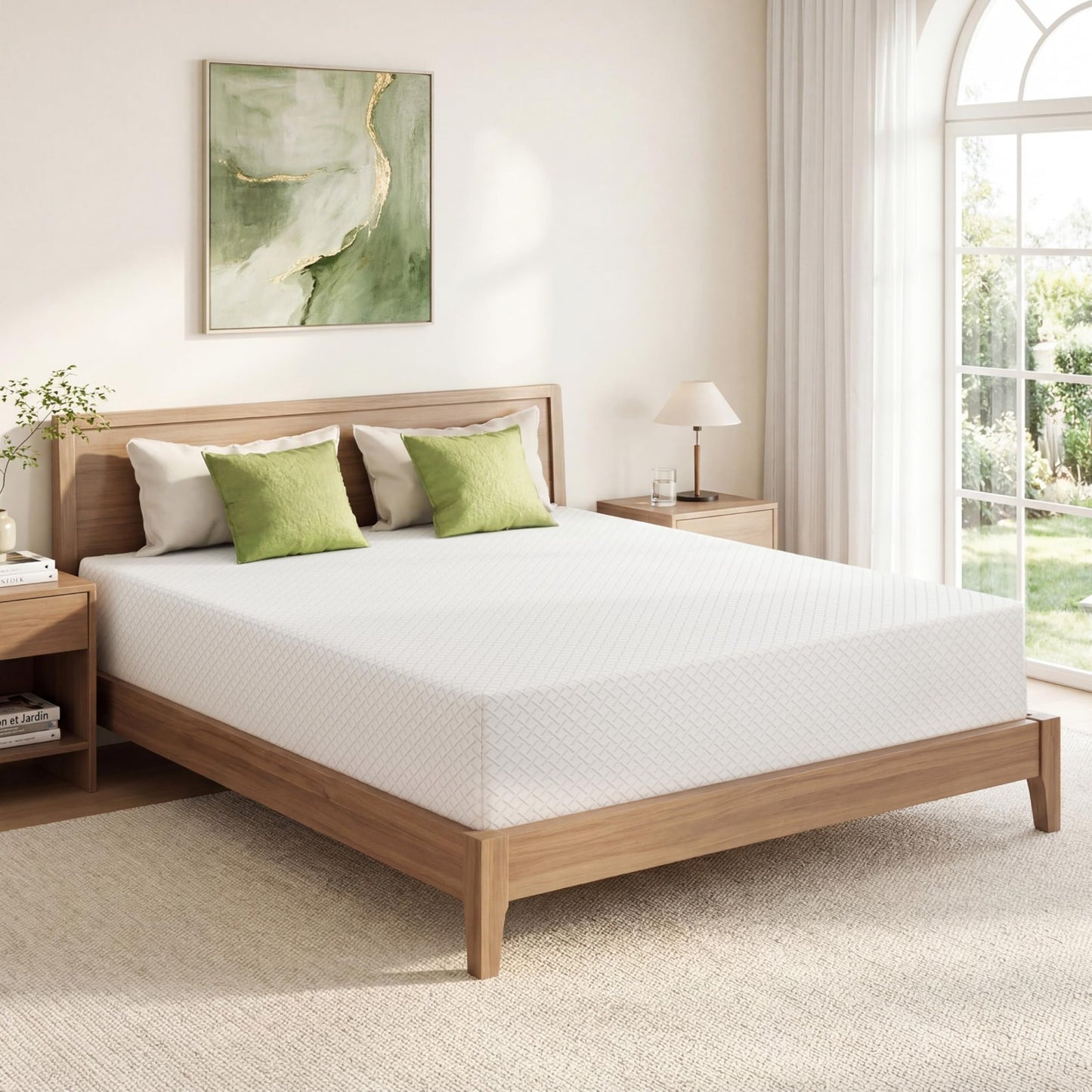 10" Twin XL Gel Memory Foam Mattress   Medium Firm, Cooling, Pressure Relief, Ce2