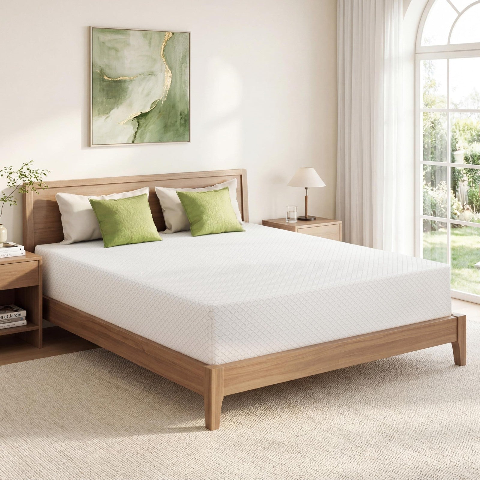 10" Twin XL Gel Memory Foam Mattress   Medium Firm, Cooling, Pressure Relief, Ce2
