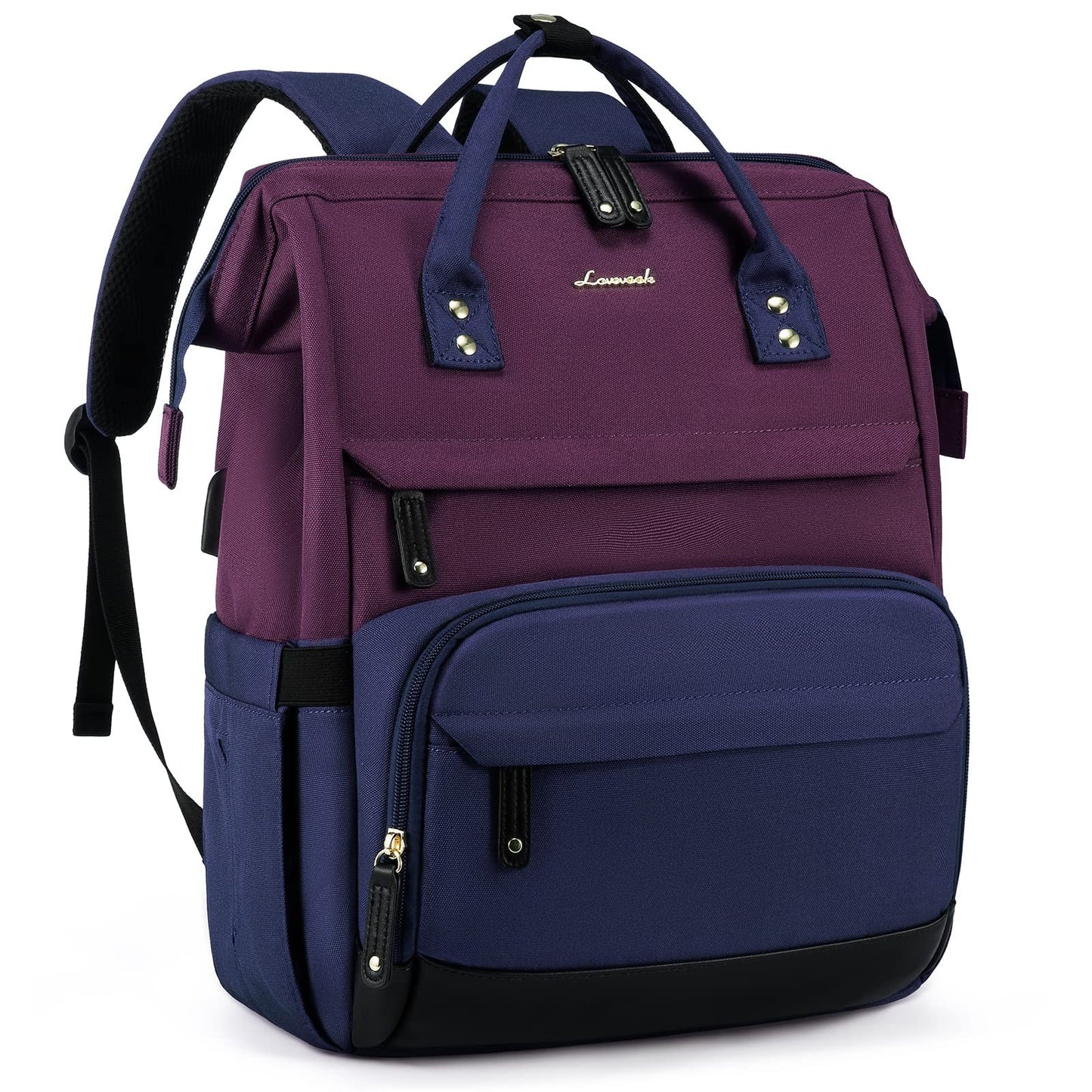 Stylish 15.6" Laptop Backpack for Women, Waterproof Large Capacity Work & Travel1