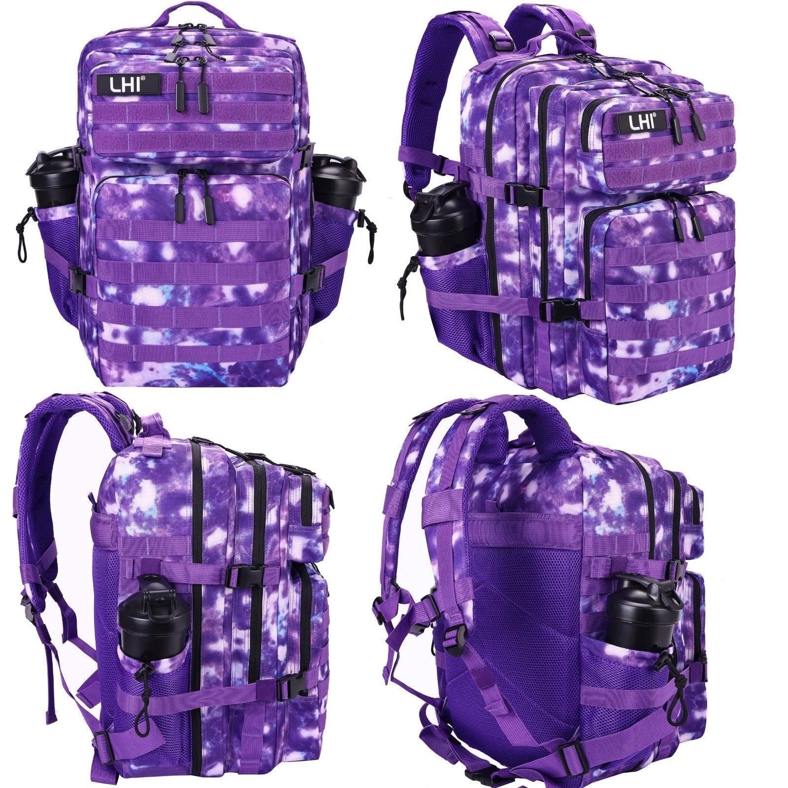 Tactical Military Backpack 45L Assault Pack Rucksack for Men & Women, Molle Syst2
