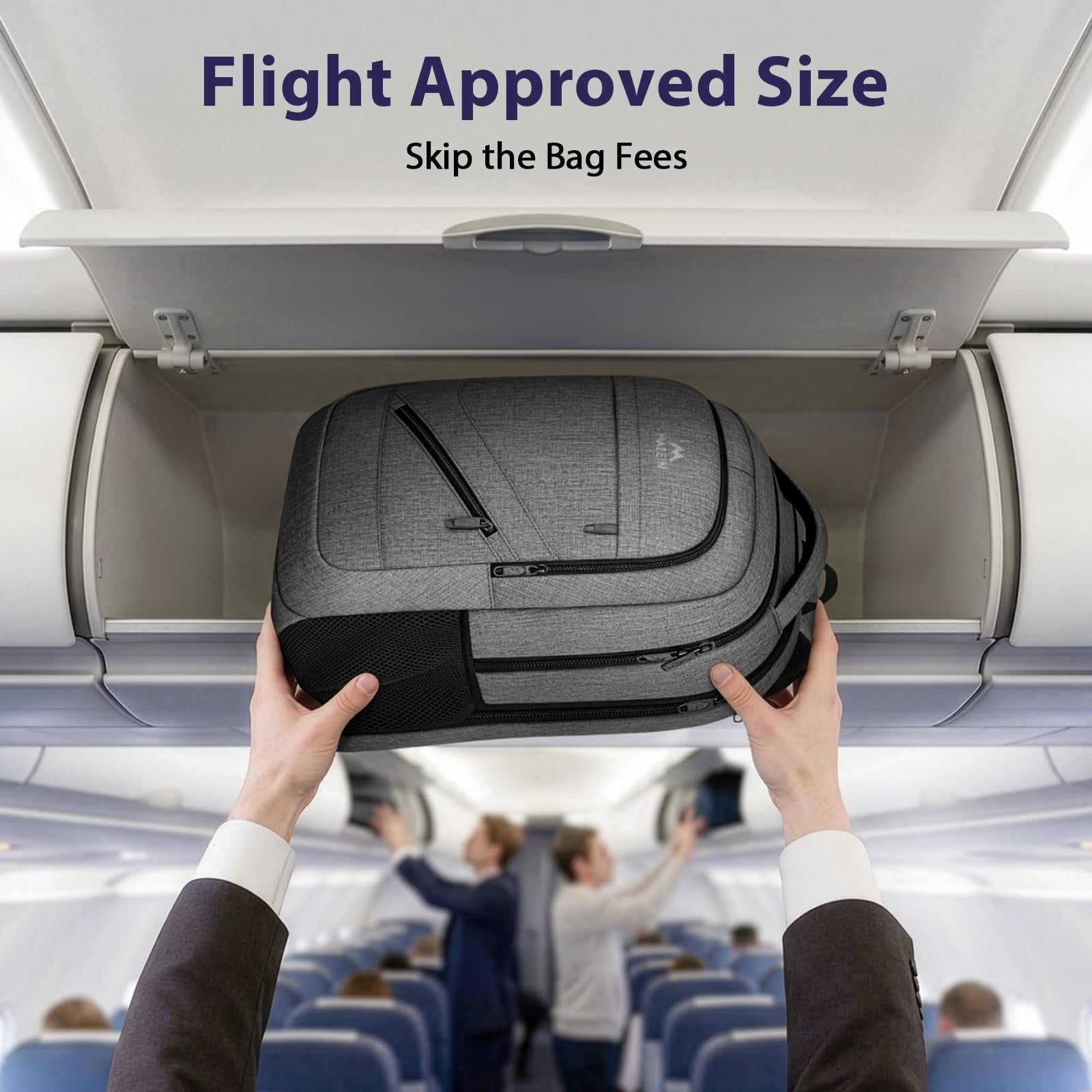 17" TSA Approved Travel Laptop Backpack, Carry On Work Bag, Durable & Stylish4