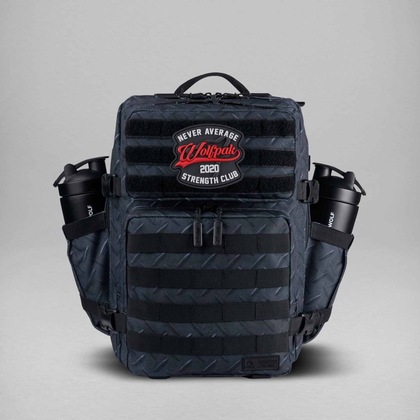 Durable 25L Athletic Gym Backpack   Waterproof Oxford, MOLLE Webbing, Laptop Poc1