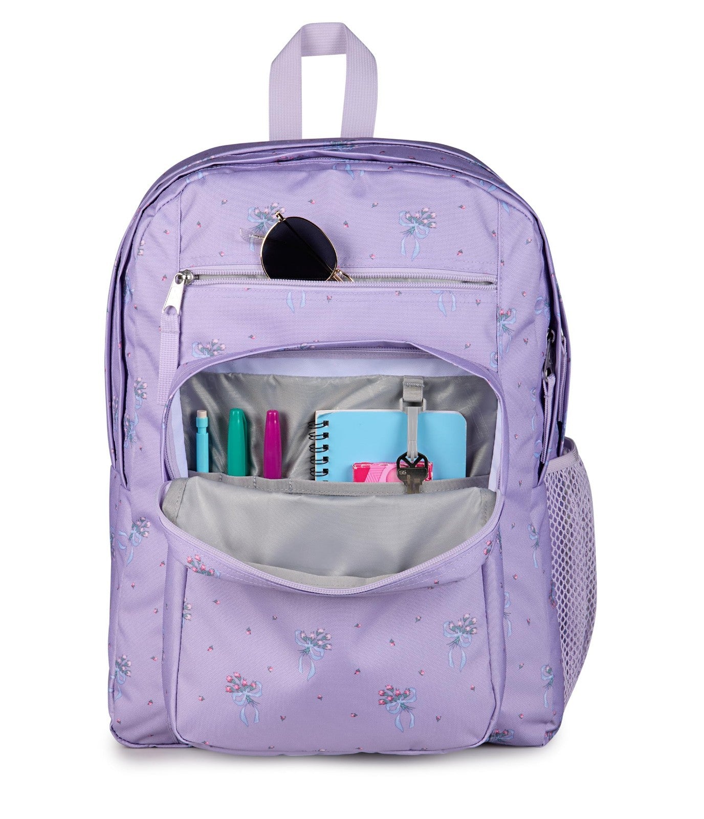 Stylish Laptop Backpack with 2 Compartments, Ergonomic Straps, 15" Sleeve   Lila4