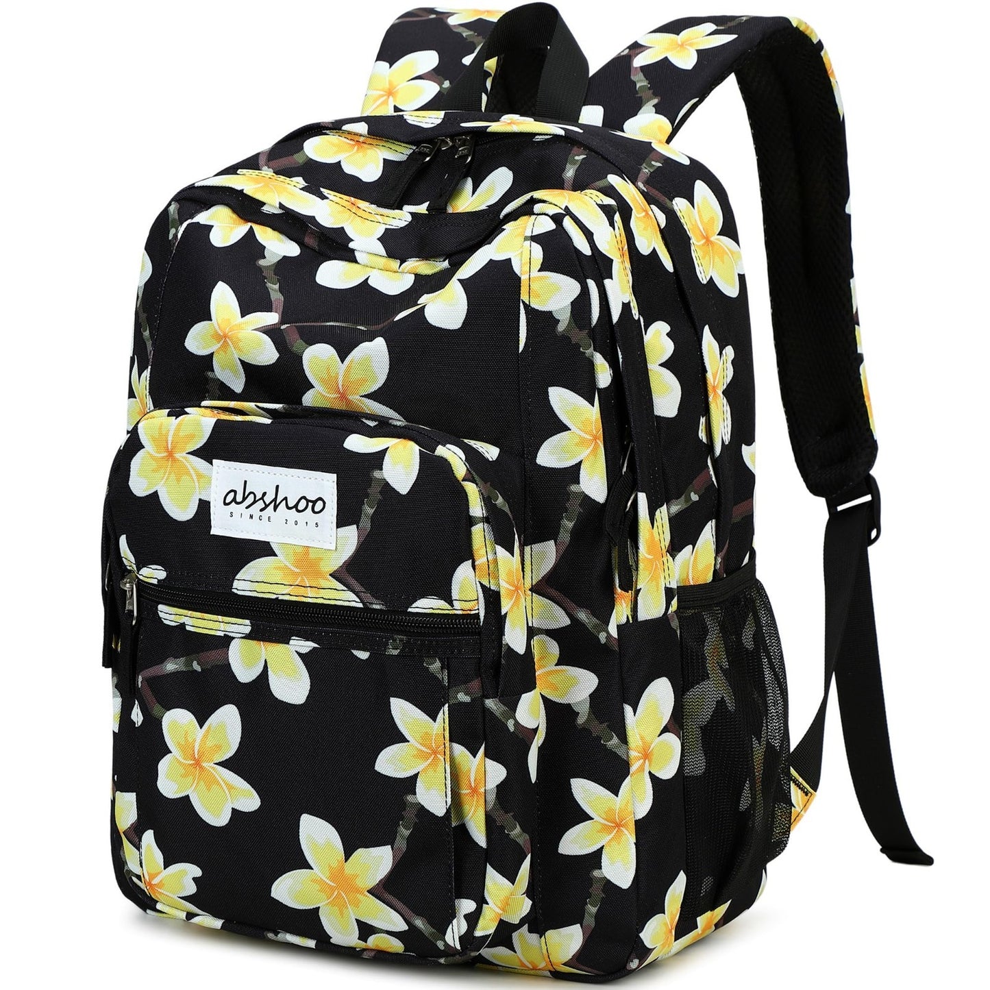 Floral Women's School Backpack   Water Resistant Bookbag for College & Teens1
