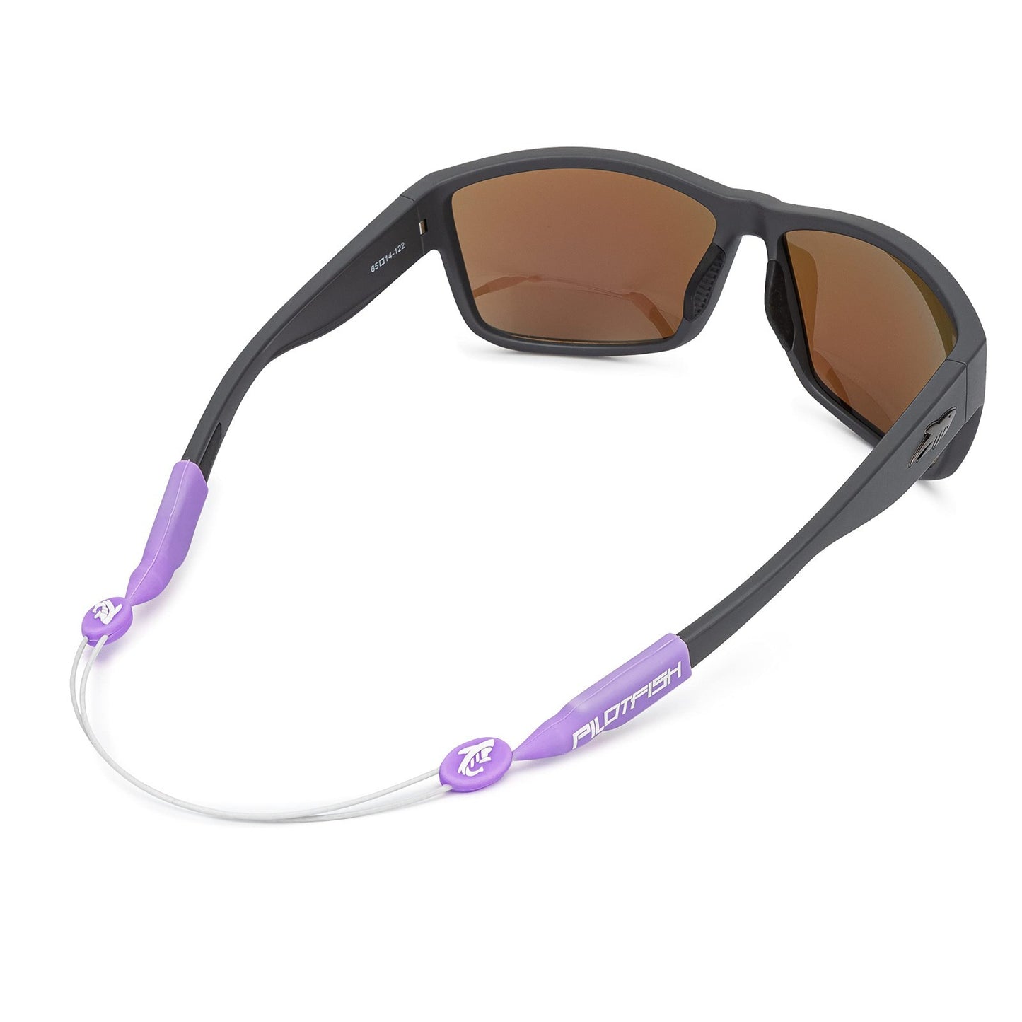 Adjustable Eyewear Retainer Cable Strap for Sunglasses & Glasses - 14" Purple Co1
