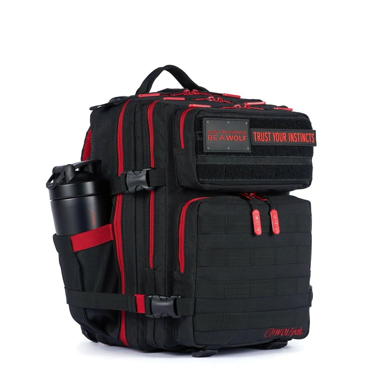 Durable 25L Waterproof Gym Backpack   1000D Oxford, MOLLE Webbing, Laptop Pocket1