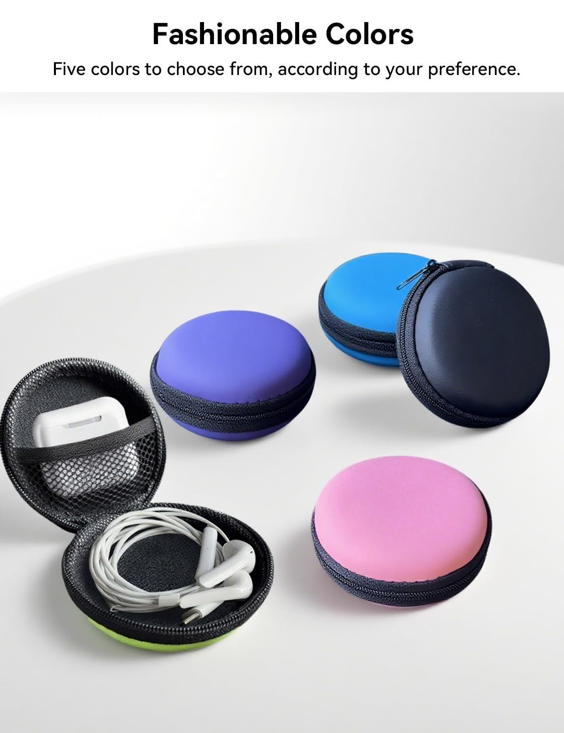 Hard Protective Earphone Case for Headphones & Earbuds   Carrying Bag Accessory5