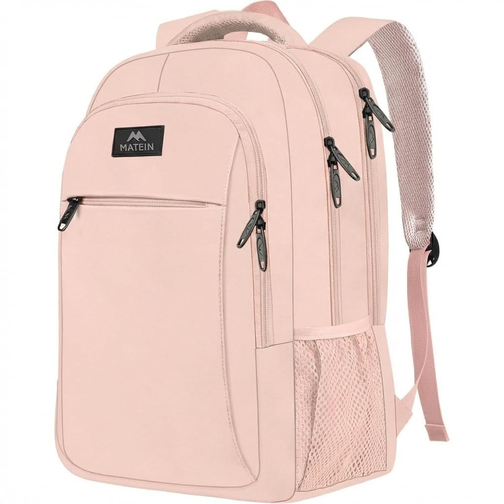 Cute Pink 15.6 Inch Laptop Backpack, Stylish Travel Bag for Women, School & Work1