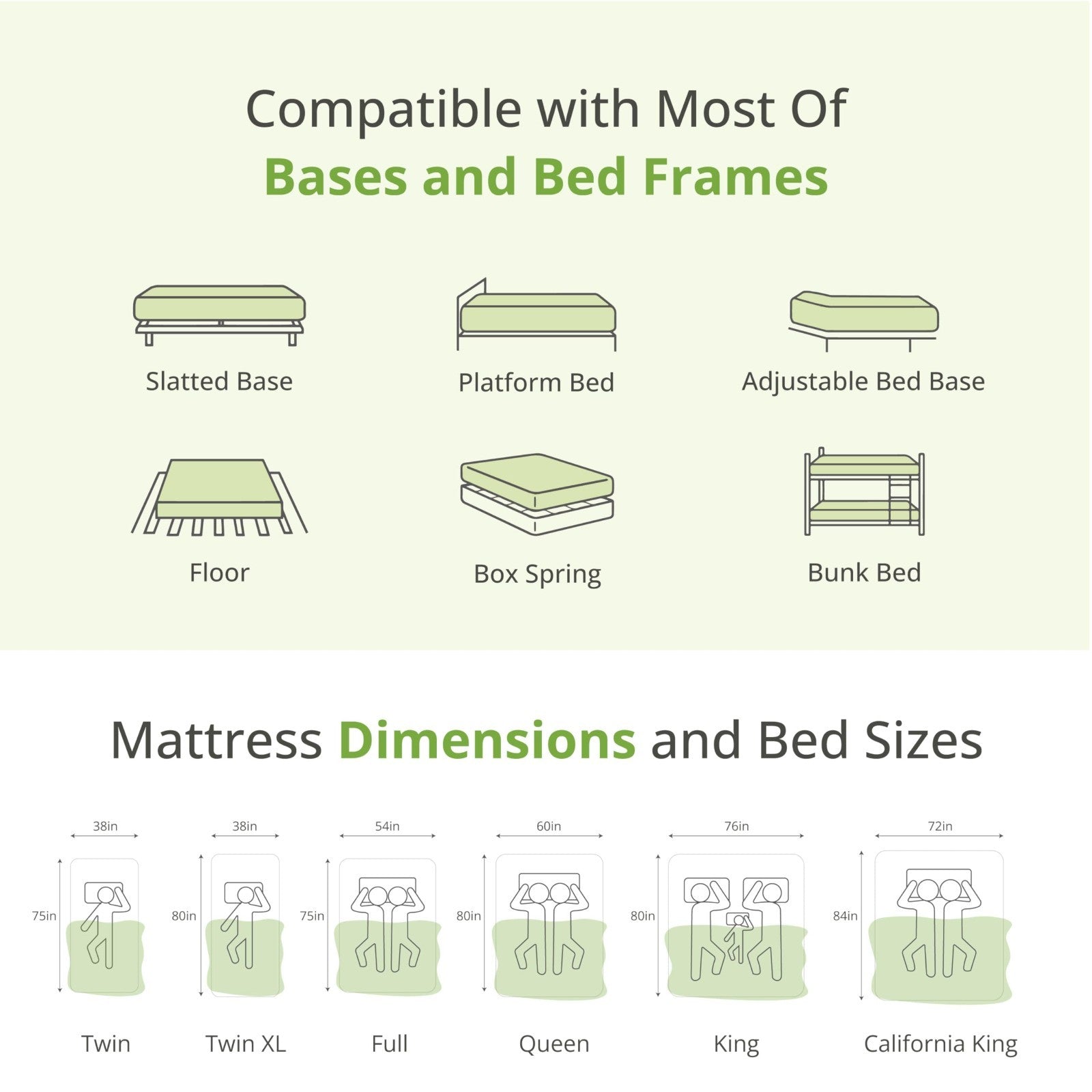 6 Inch Twin XL Memory Foam Mattress   Cooling Gel, Medium Firm, Pressure Relief,8