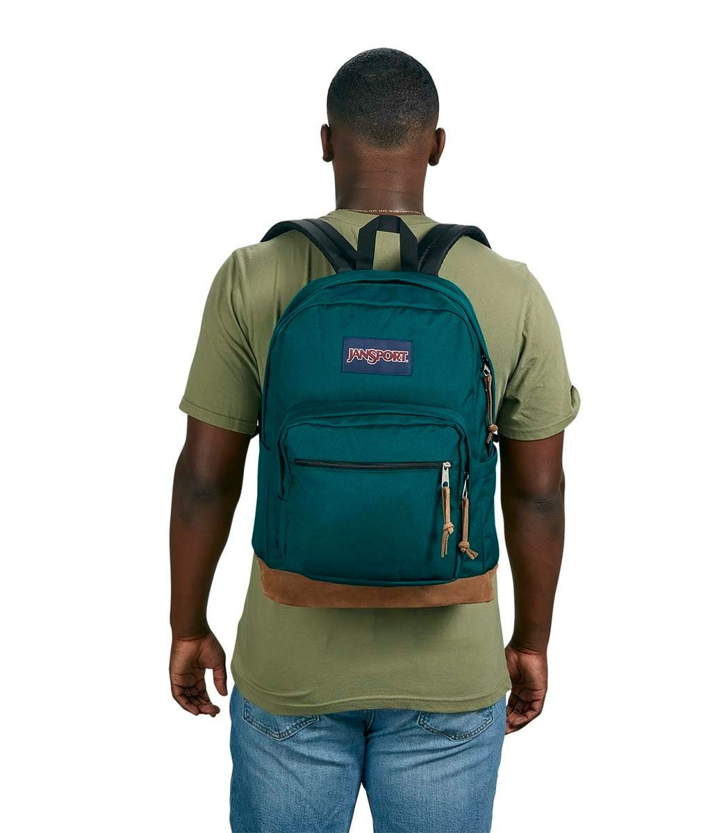 Durable Daypack Backpack with Padded 15" Laptop Sleeve & Water Bottle Pocket   G8