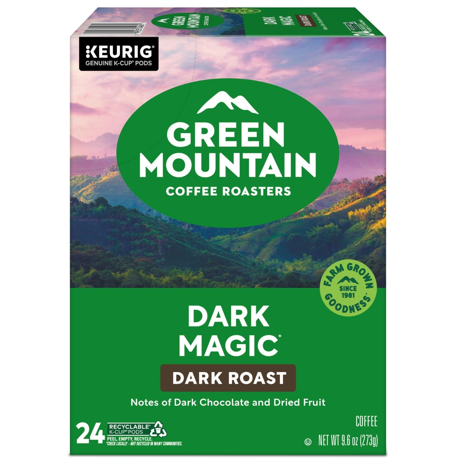 Dark Magic Dark Roast Coffee Pods, 96 Count, Single Serve K Cup for Keurig15