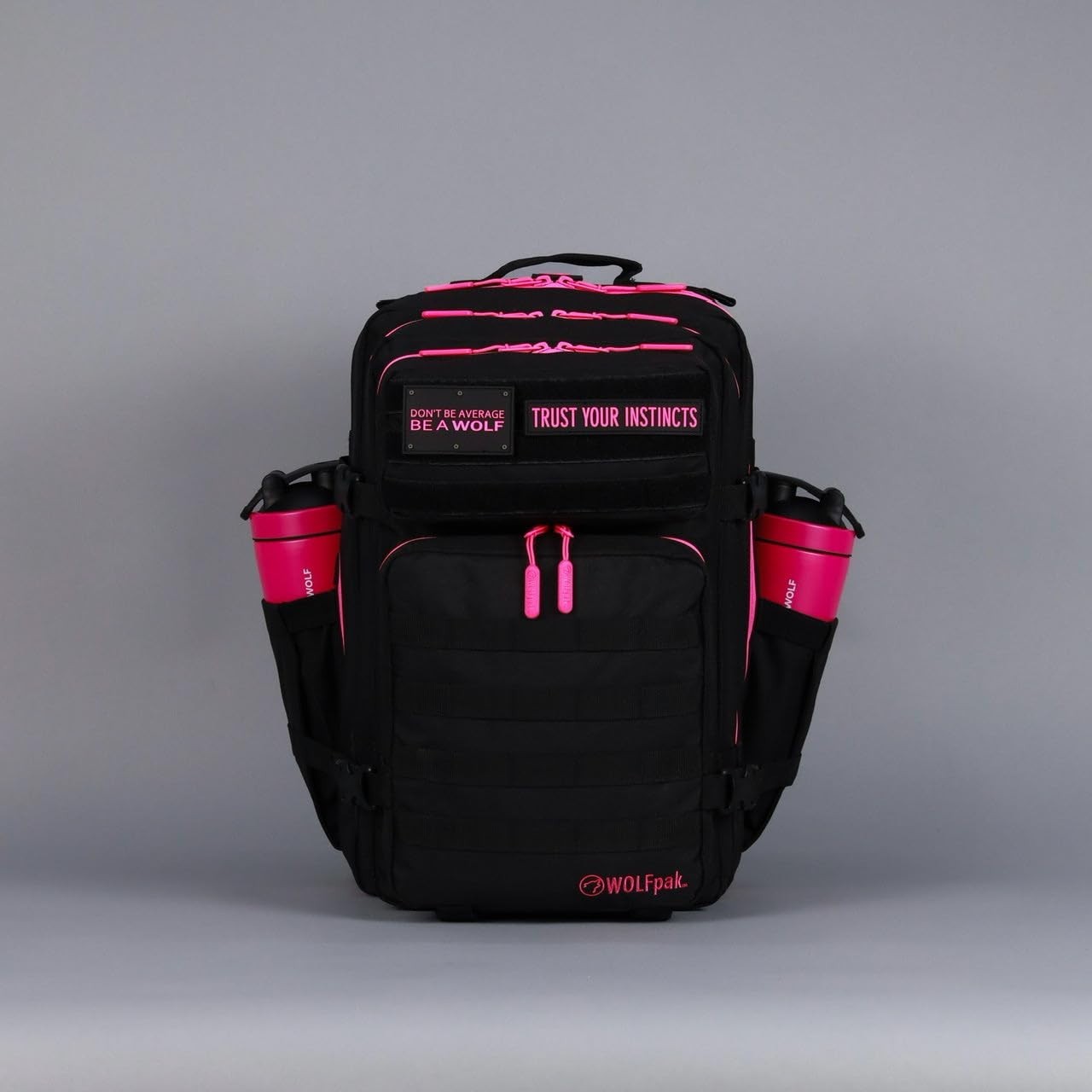 Durable 45L Waterproof Gym Backpack   MOLLE Webbing, Laptop Pocket, 1000D Oxford21
