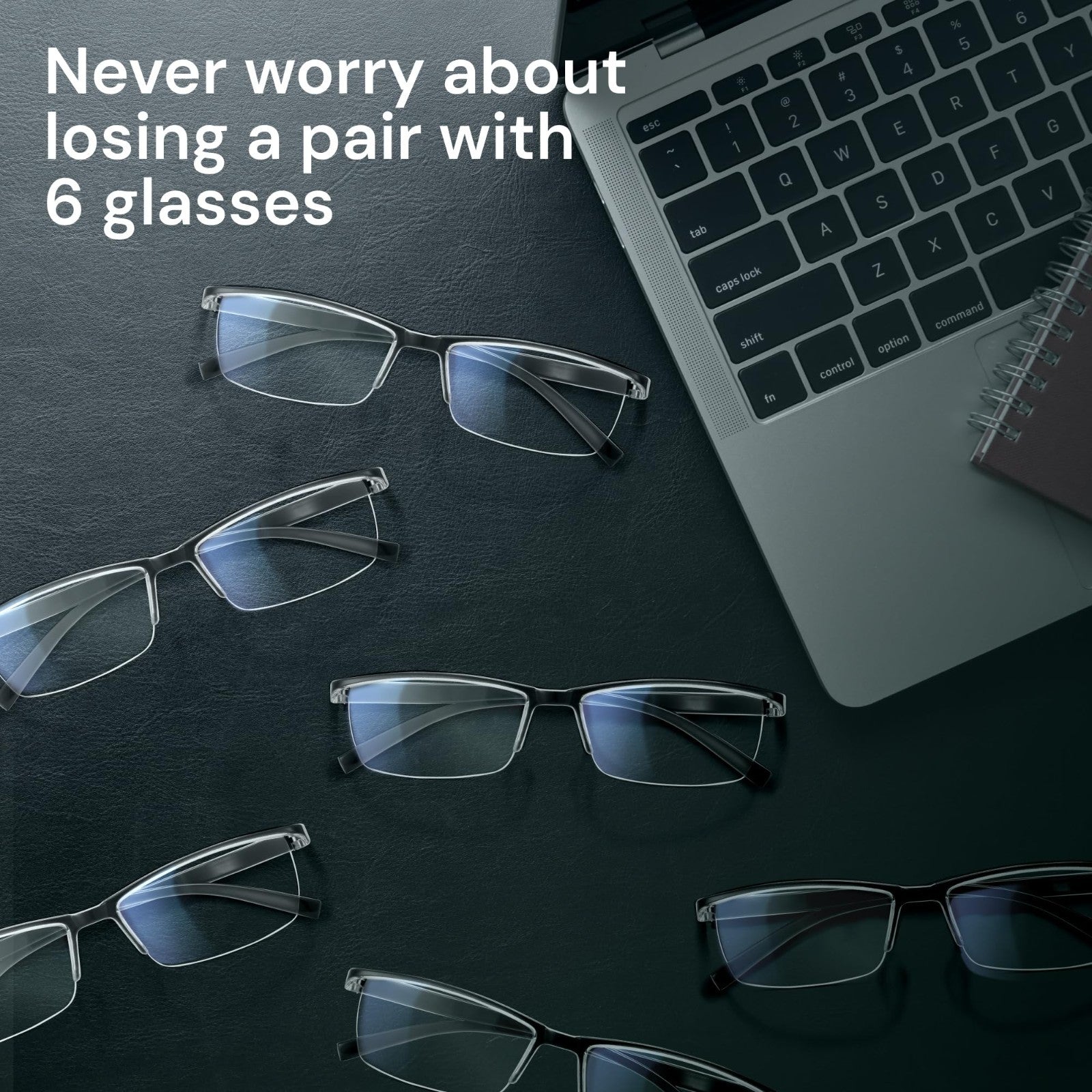 Durable Blue Light Filtering Reading Glasses for Men - Comfortable TR90 Frames7