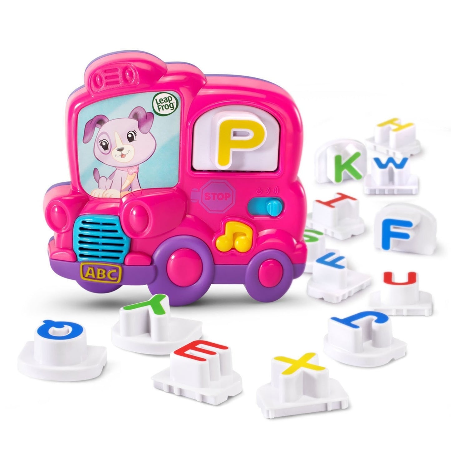 Magnetic Letter Set for Kids   Fridge Phonics Educational Toy, Pink Letters1