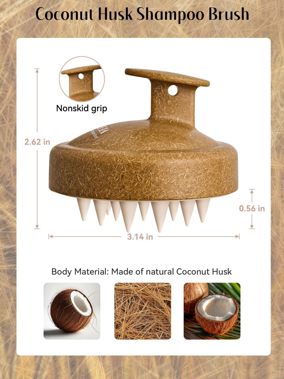 Scalp Massager Brush for Hair Growth, Soft Silicone Scrubber for Dandruff & Stre2