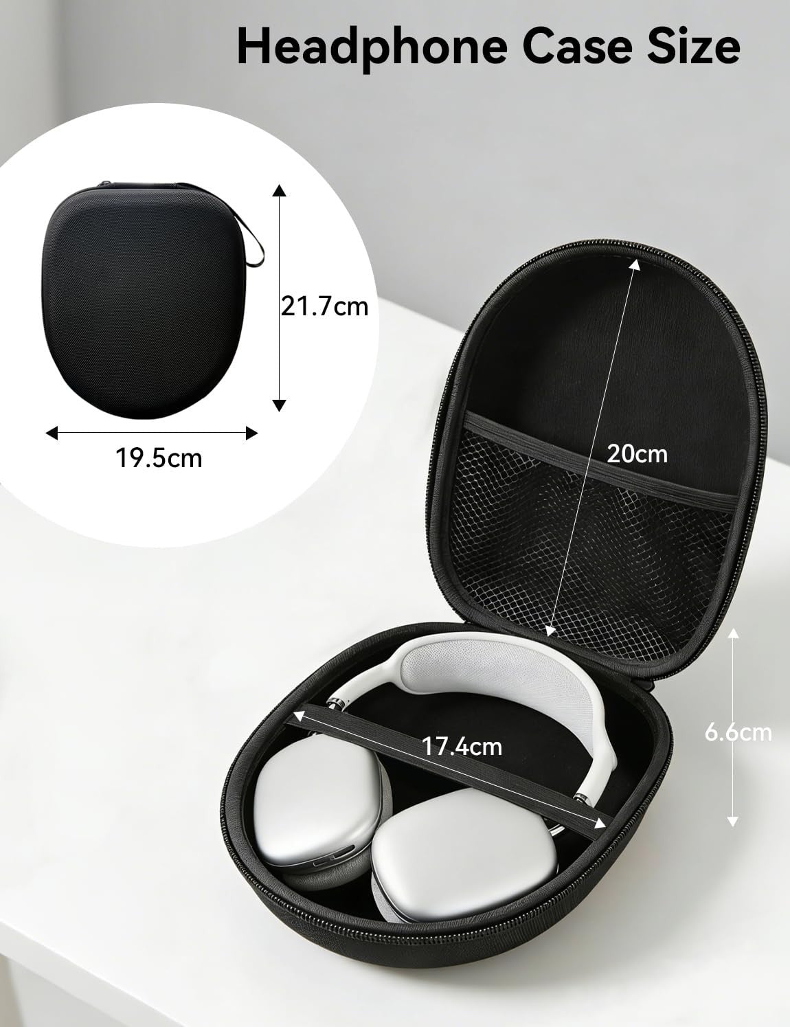 Over Ear Headphones Case for Sony, JBL, Soundcore, Skullcandy   Travel Storage B2