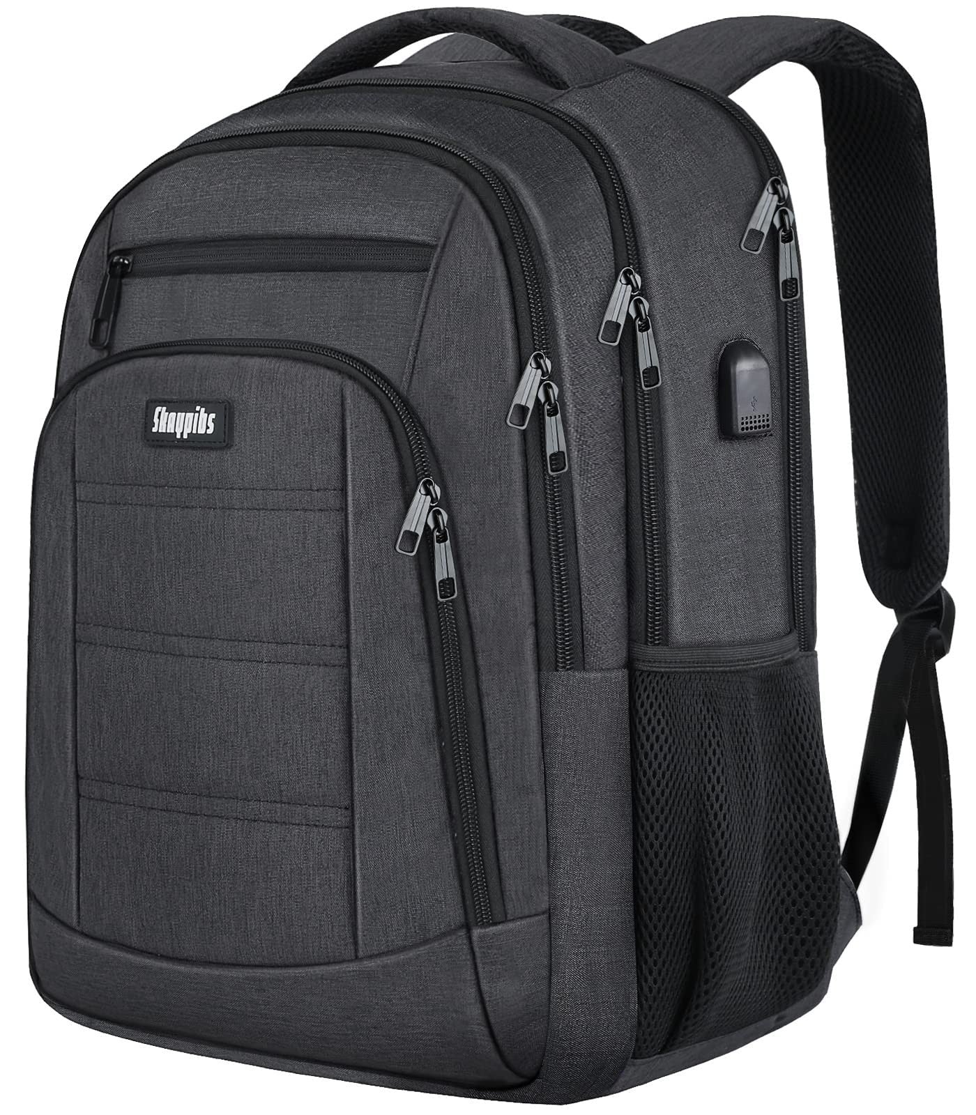 Travel Laptop Backpack 15.6" Anti Theft Computer Bag for Work & College, USB Por0