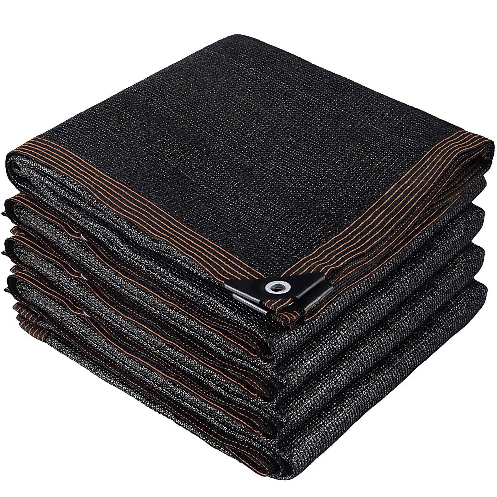 70% Black Shade Cloth 12x12 FT Durable Mesh Tarp with Grommets for Garden, Green1