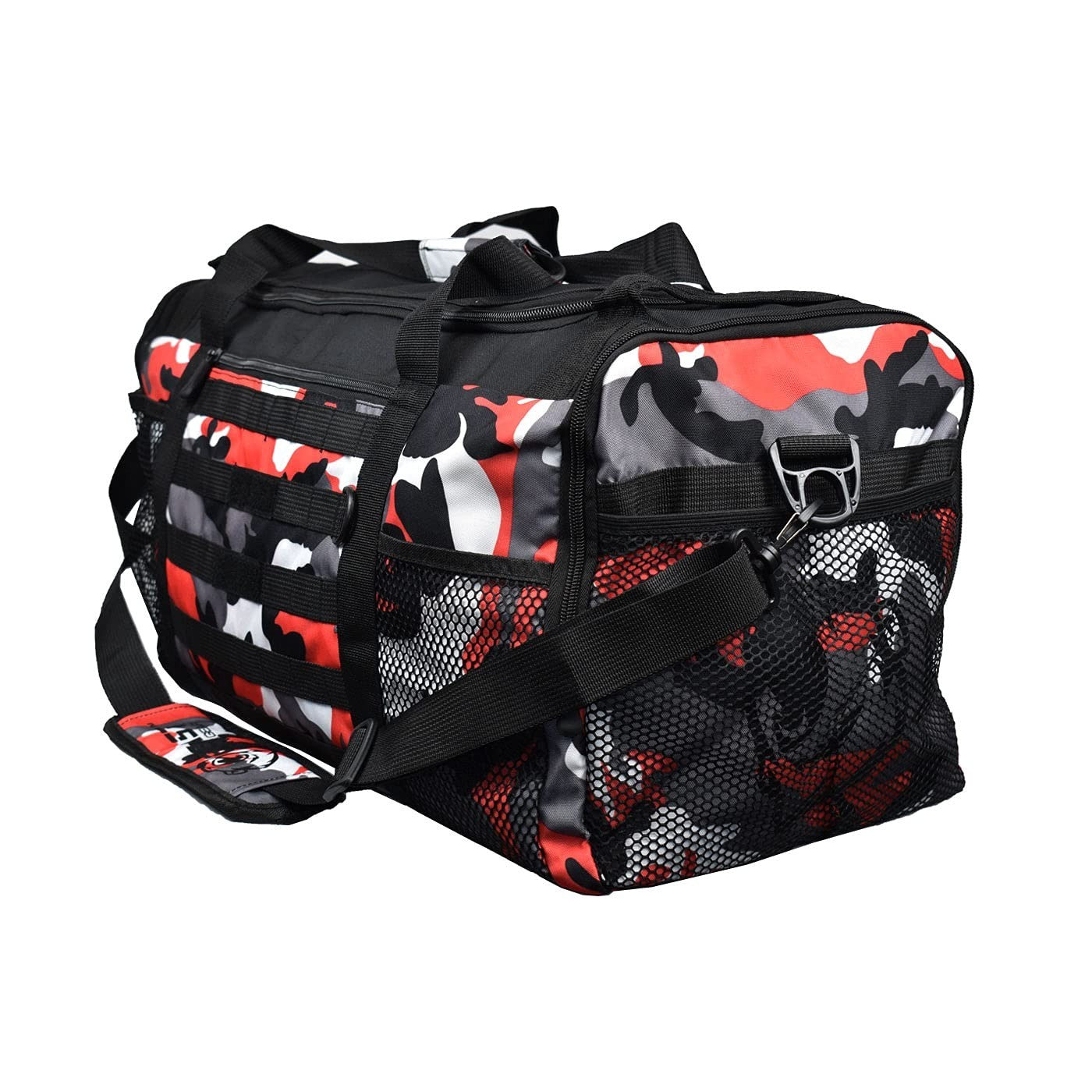 Versatile Gym Duffle Bag for Workout, Boxing & MMA - Shoes Compartment, Adjustab3