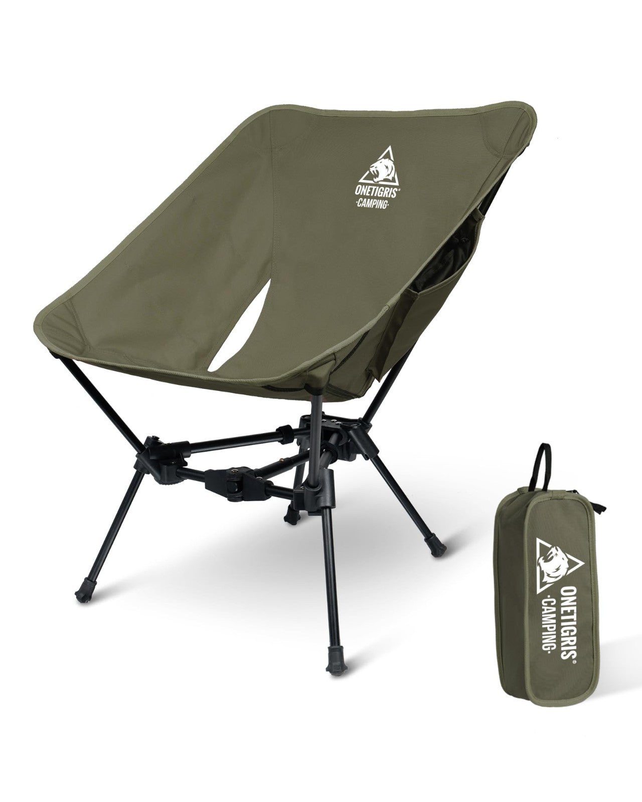 Lightweight Folding Camping Chair - Portable Backpacking Seat, 330 lbs Capacity1