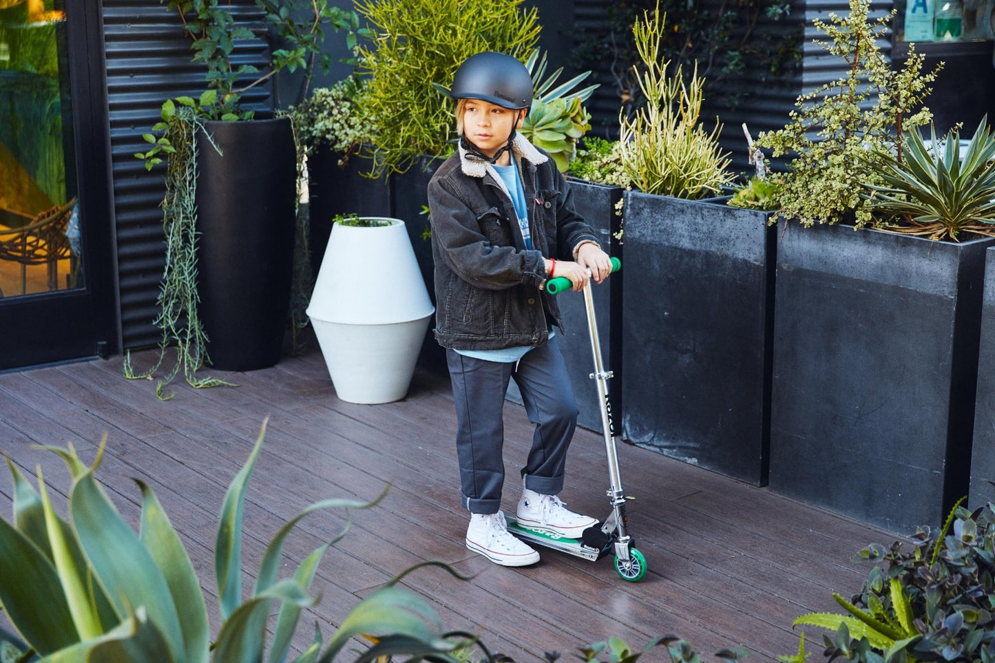 Lightweight Foldable Kick Scooter for Kids - Aluminum Frame, Adjustable Handleba2