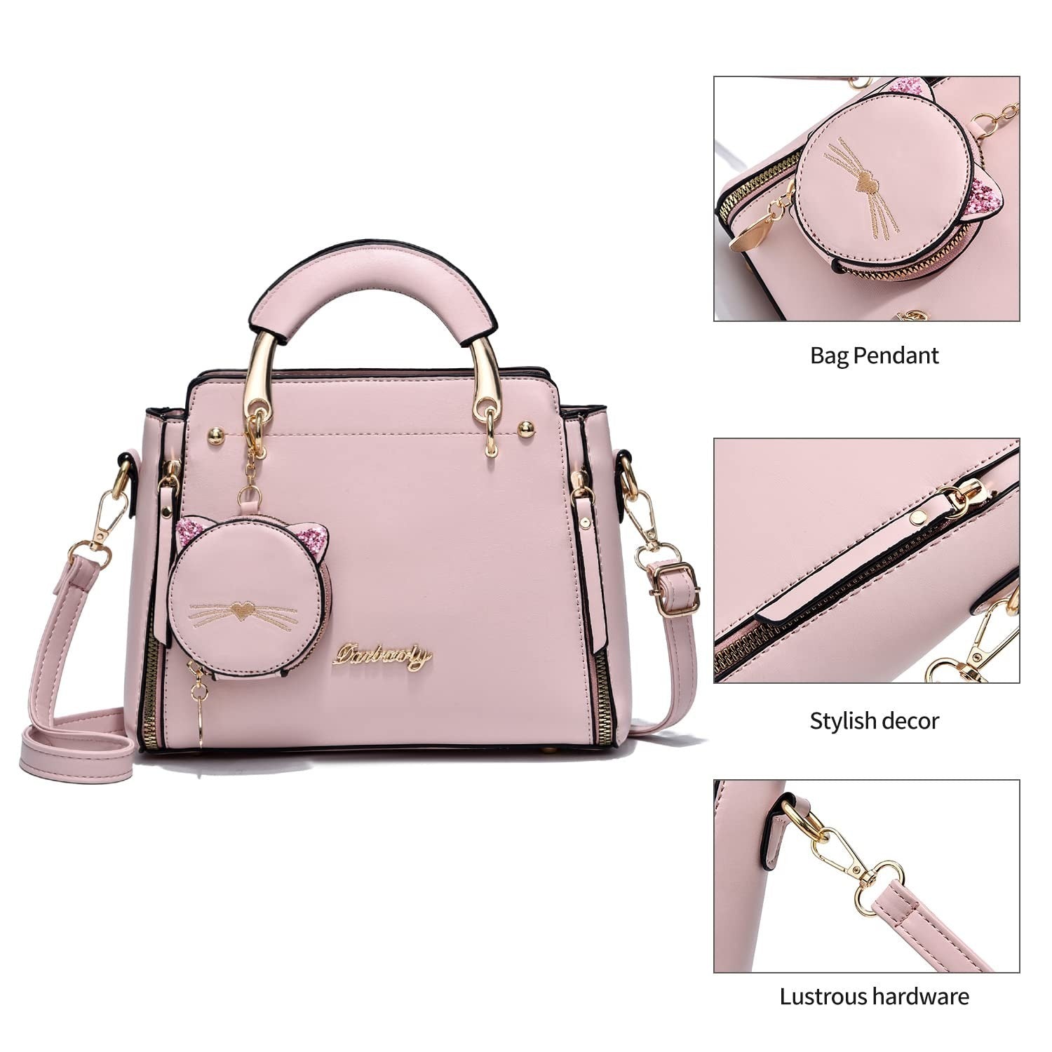 Stylish Women's Crossbody Handbags - Top Handle Satchel & Small Tote Bags6