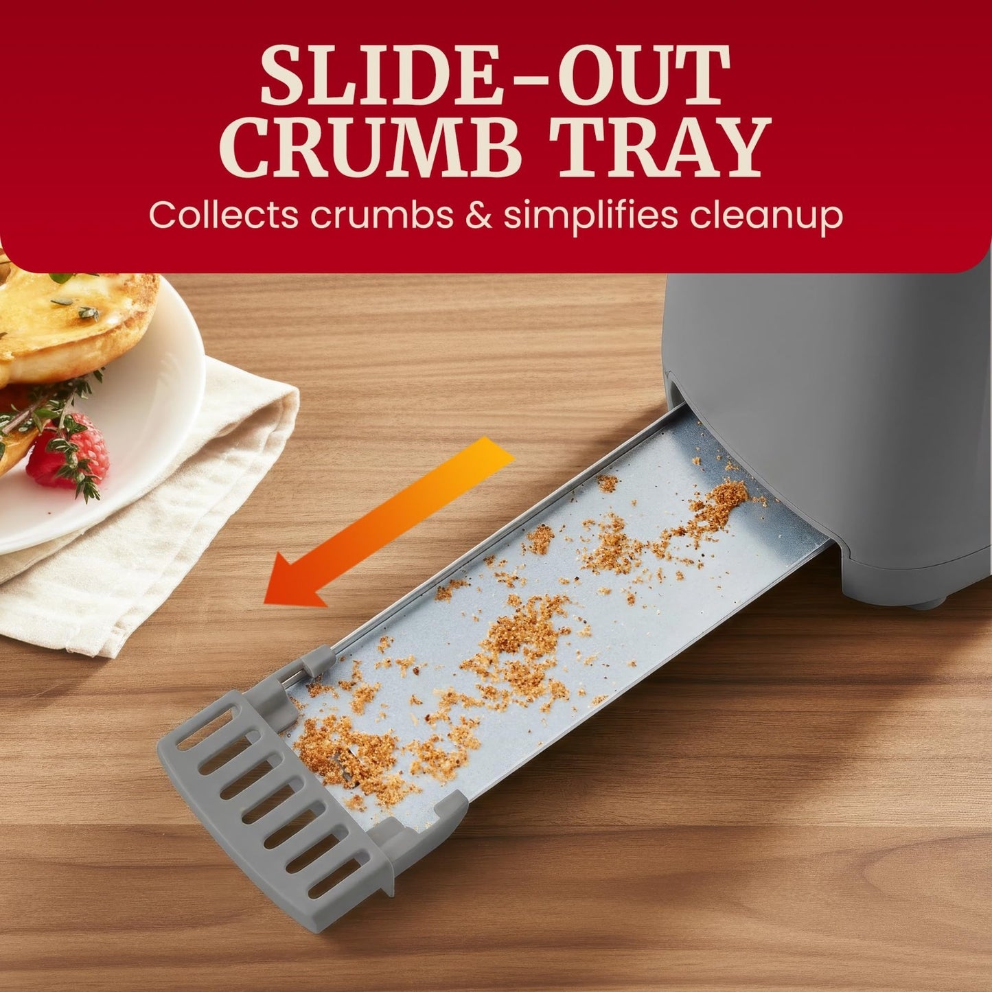 2-Slice Long Slot Toaster with Cool-Touch Body, 6 Browning Settings, Extra-Wide5