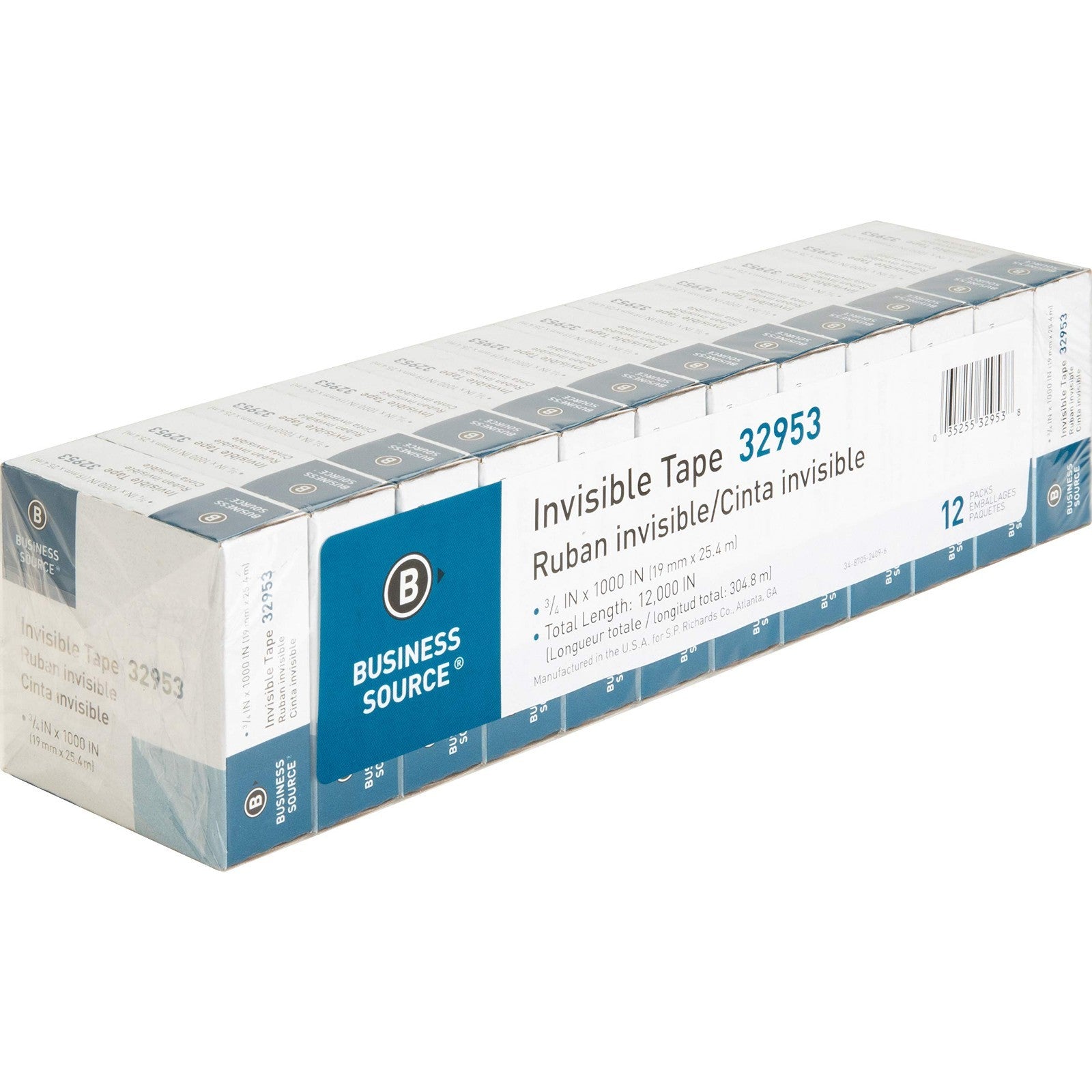 Premium Invisible Tape Value Pack - Clear, Strong Adhesive, Office Supplies, 6 R3