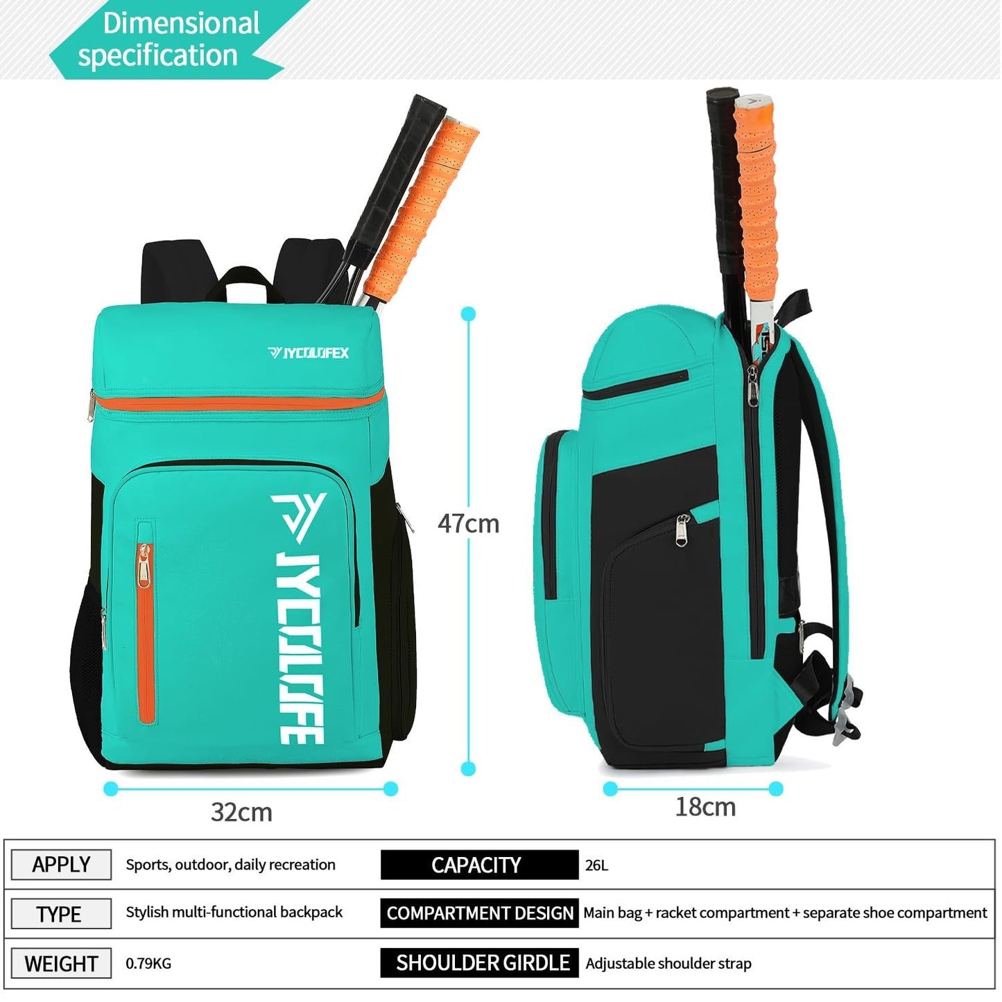 Waterproof Gym Duffel Backpack with Shoe Compartment   4 Carry Methods, Sports &2
