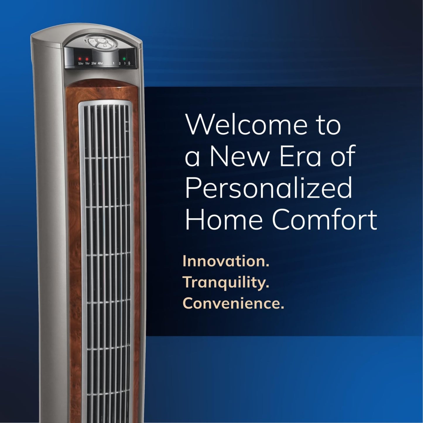 Oscillating Tower Fan with Remote Control   Quiet 42" Standing Fan for Home & Of6