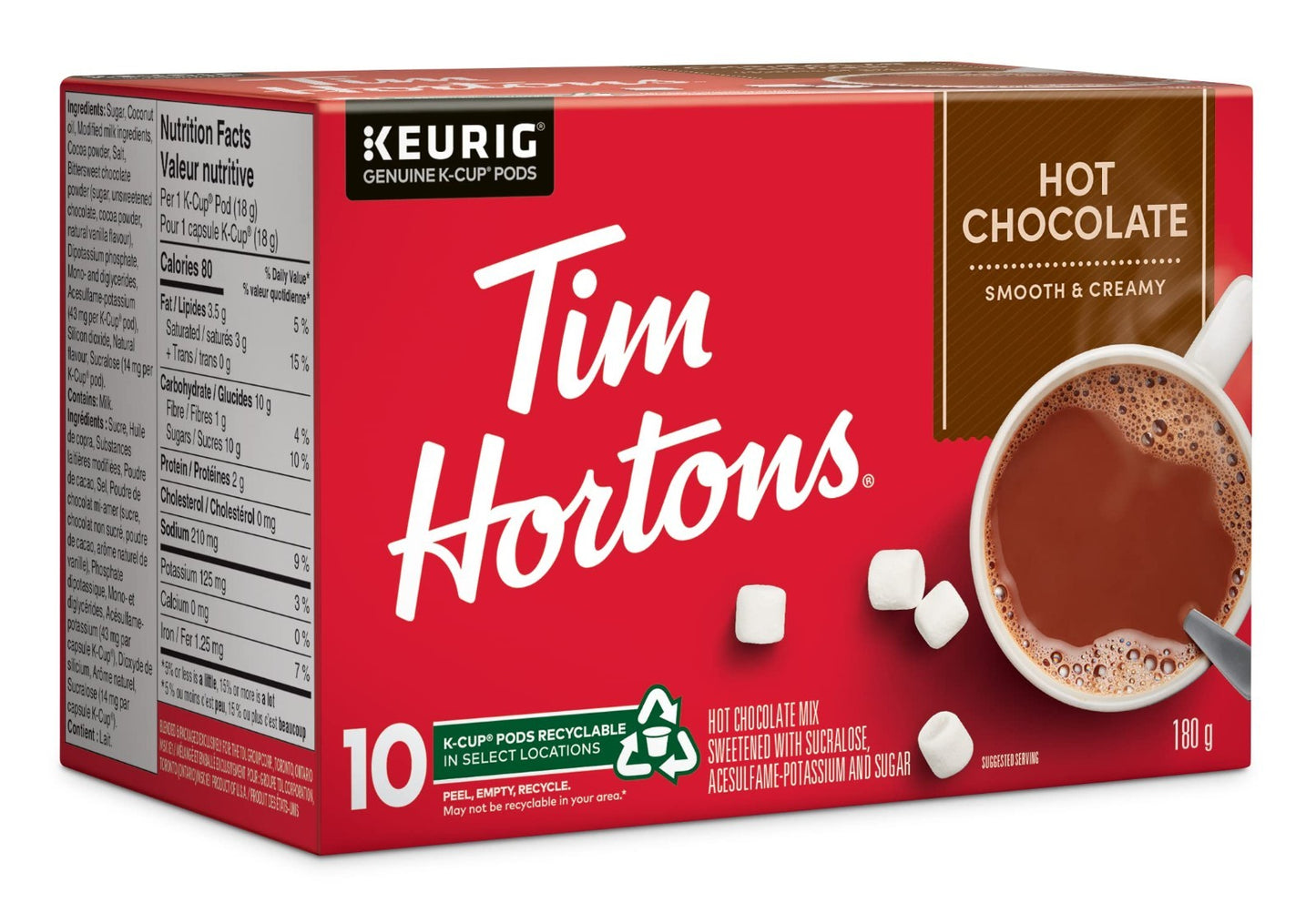 Rich Hot Chocolate K Cup Pods, Single Serve, 10 Count   Perfect for Keurig Machi7
