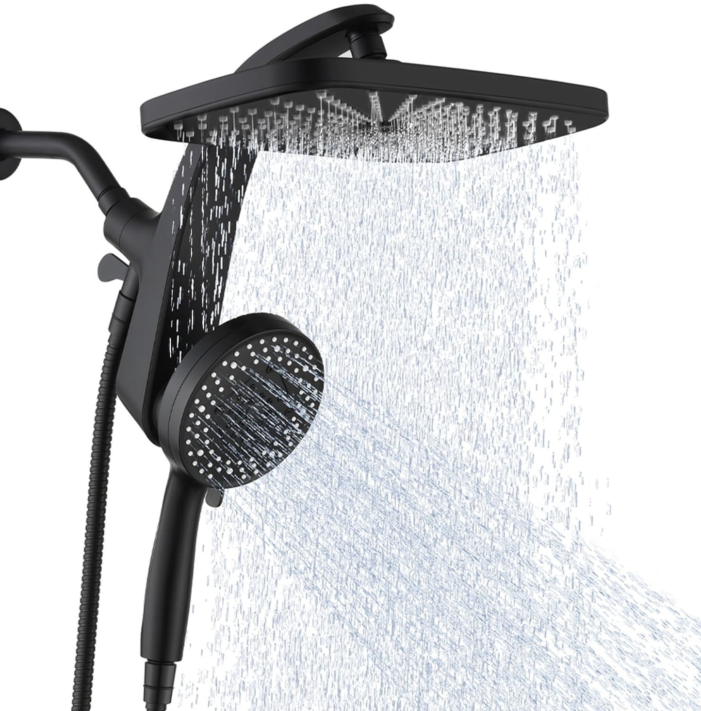 12" High Pressure Rain Shower Head & Handheld Combo, 9 Spray Settings, Magnetic1