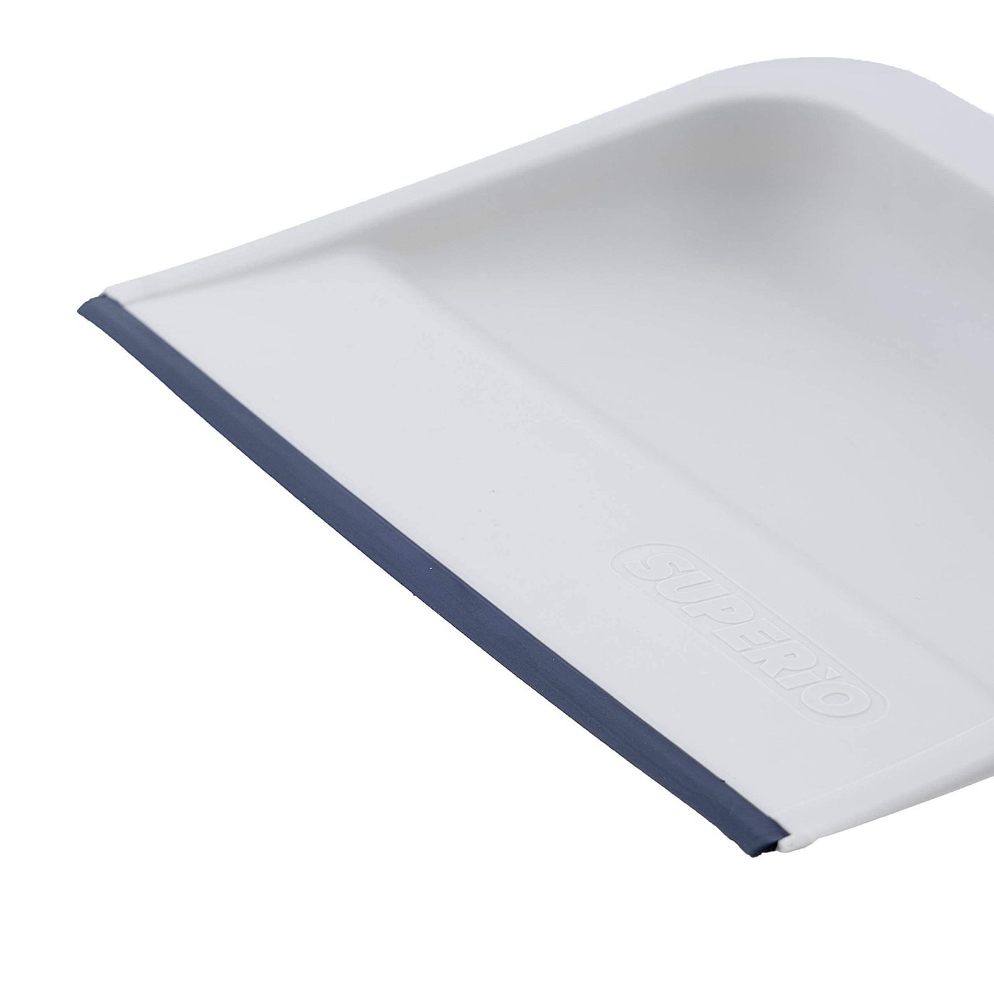 Clip-On Dustpan with Rubber Lip - 10" Durable Plastic, Comfort Grip Handle, 2-Pa6