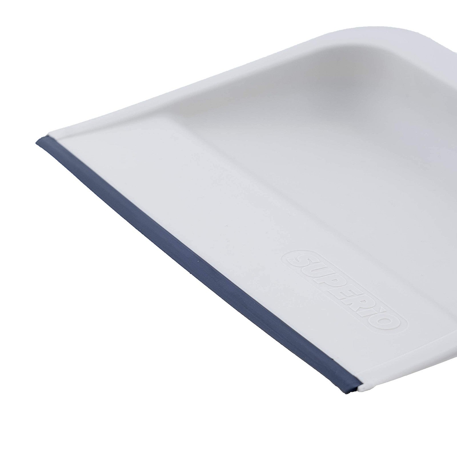Clip-On Dustpan with Rubber Lip - 10" Durable Plastic, Comfort Grip Handle, 2-Pa6