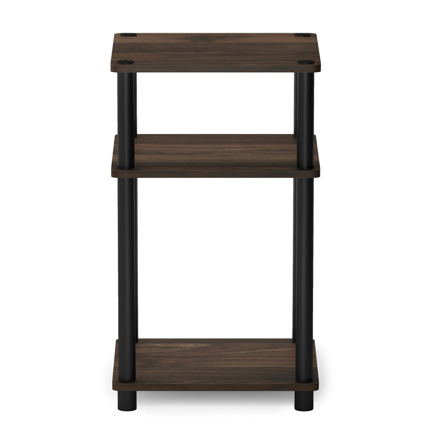 3-Tier Side Table with Open Shelves, Nightstand, Toolless Assembly for Living Ro8