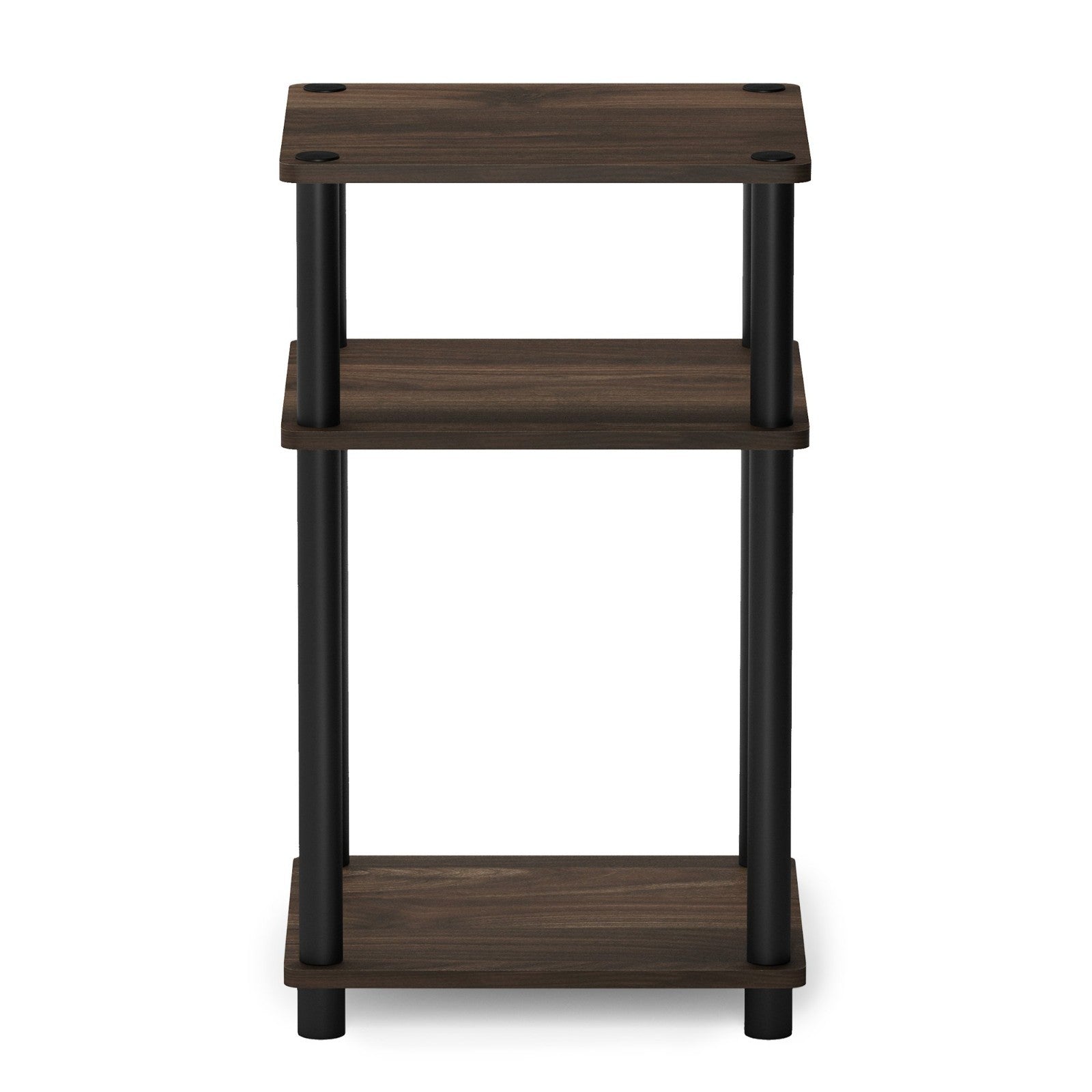 3-Tier Side Table with Open Shelves, Nightstand, Toolless Assembly for Living Ro8