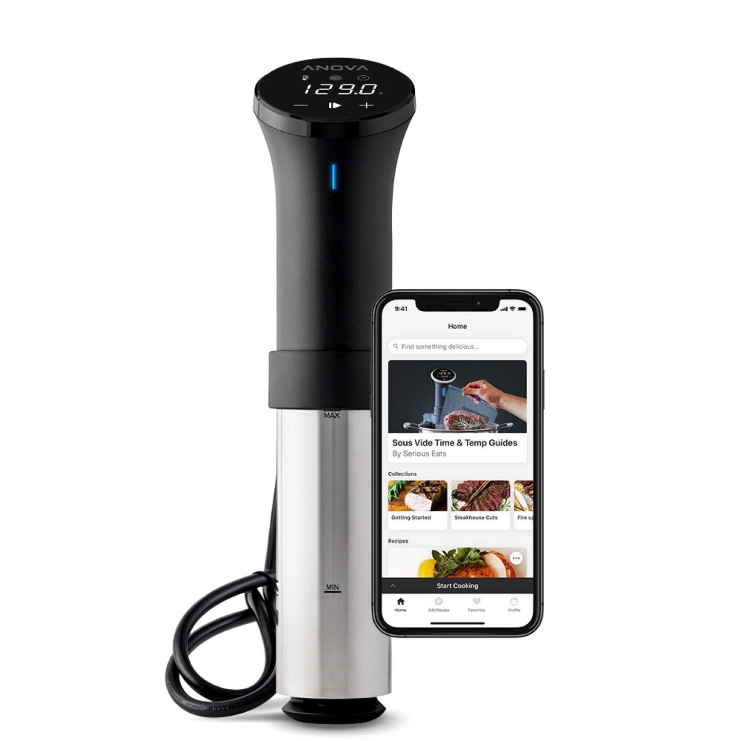Precision Sous Vide Cooker 1000W WiFi Immersion Circulator - Perfect Cooking Too1