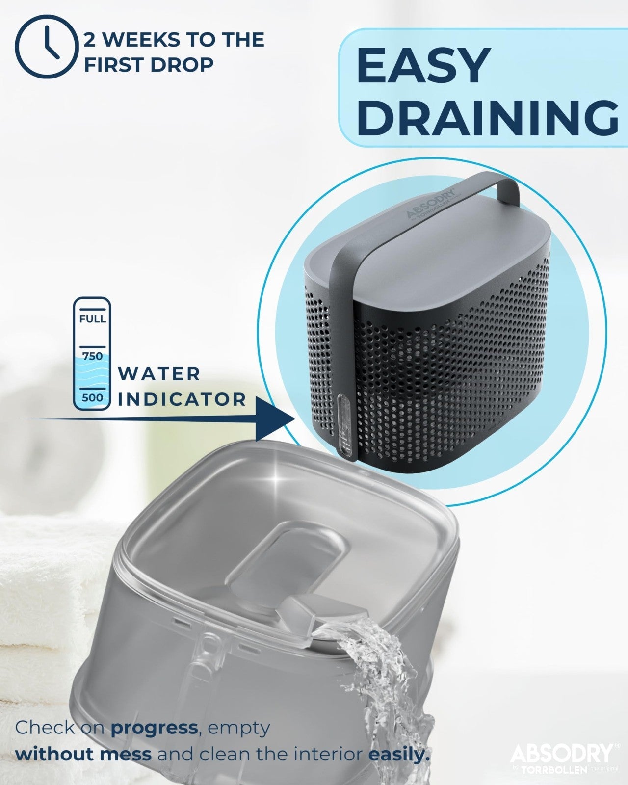 Dehumidifier for Closet & Bedroom - 2x1.3lb Moisture Absorber, Air Purifier, Hum6