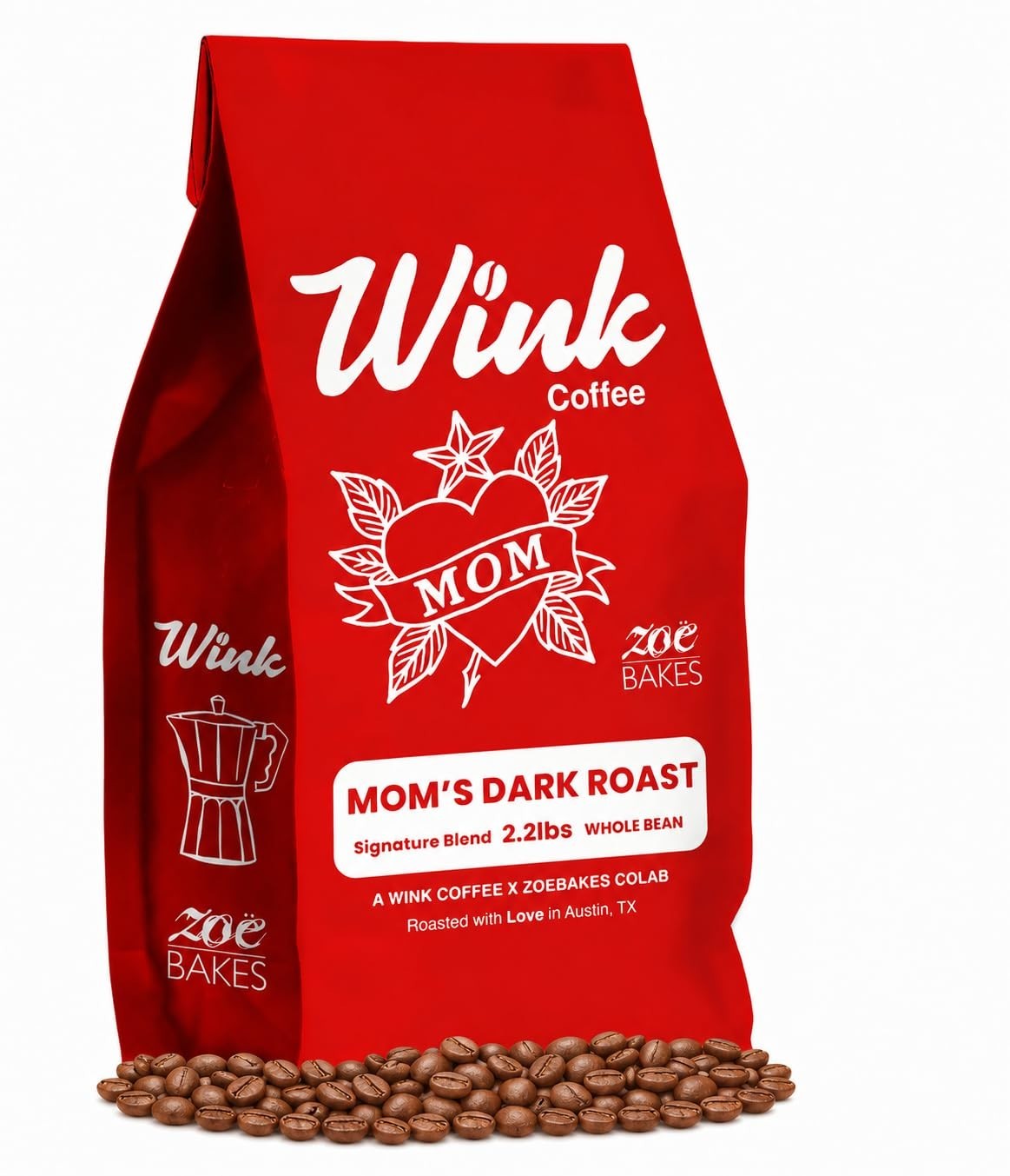Dark Roast Whole Bean Coffee 2.2 lb - Single Origin, Smooth, Full-Bodied, Sustai0