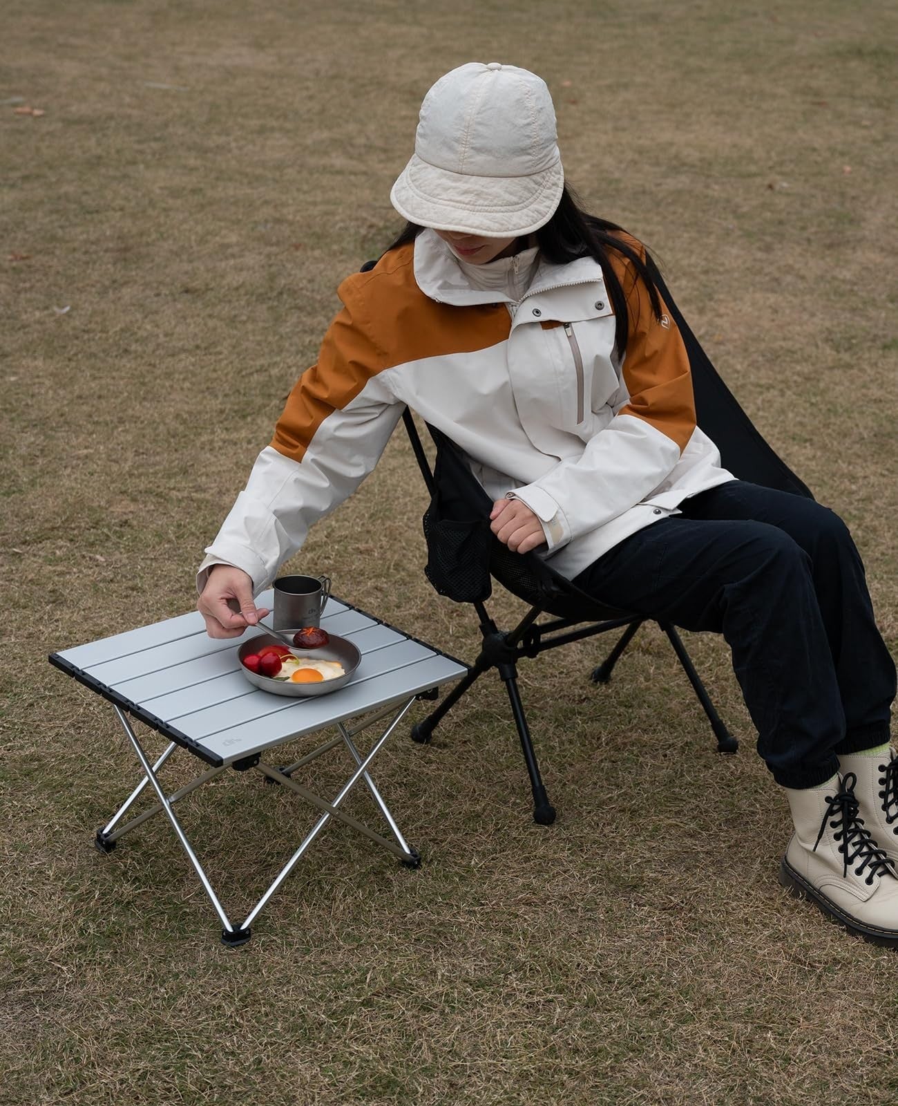 Ultralight Compact Folding Camping Table with Carry Bag - Portable Outdoor Furni2