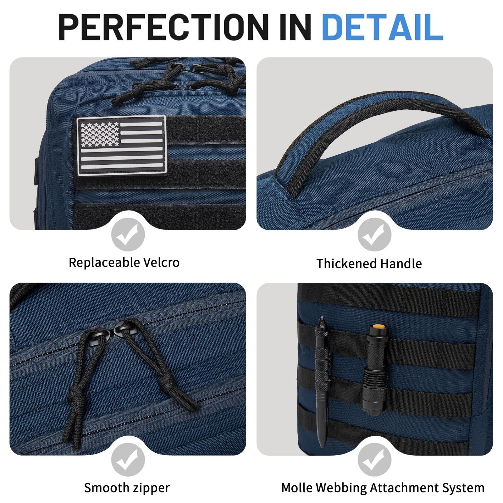 Waterproof Military Tactical Backpack   3 Day Assault Molle Daypack with Bottle3